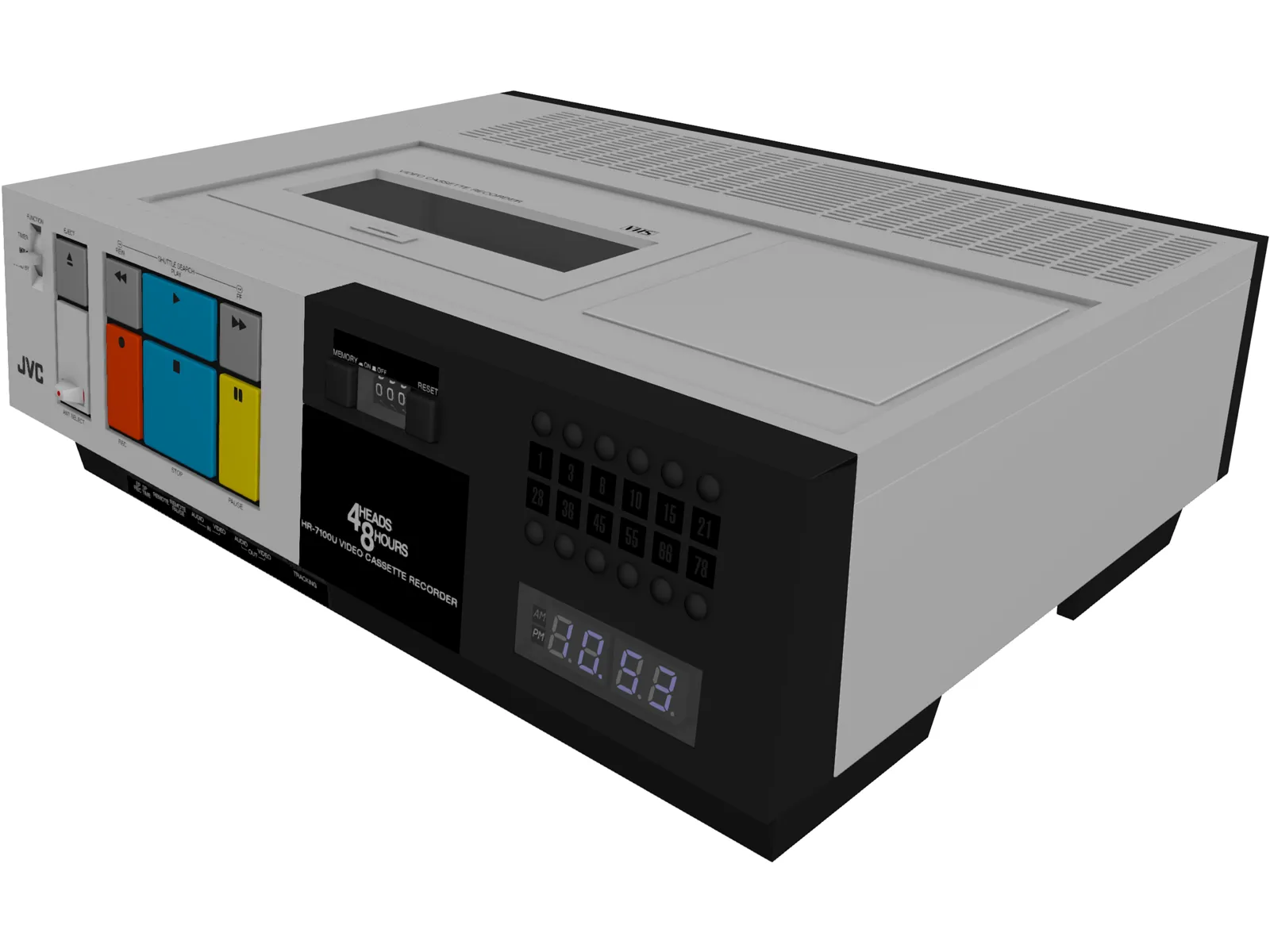 JVC HR-7100U VCR 3D Model