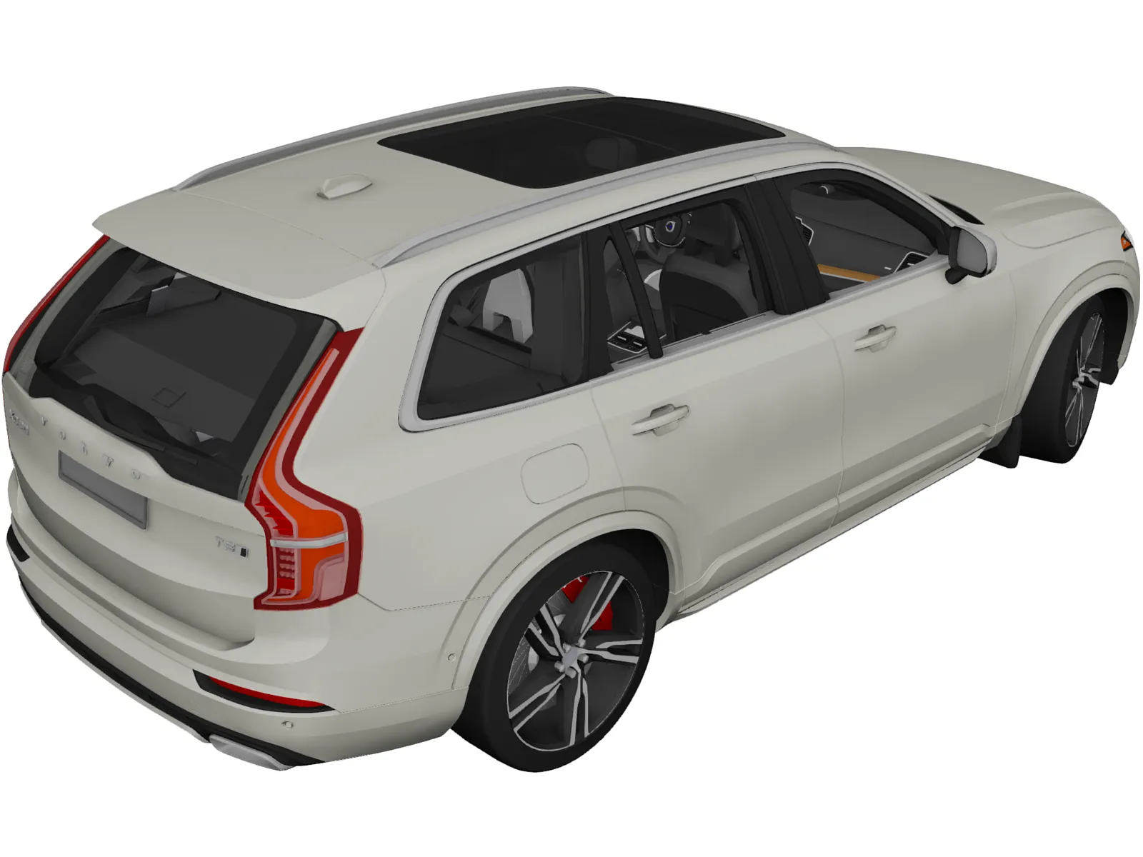 Volvo XC90 (2015) 3D Model