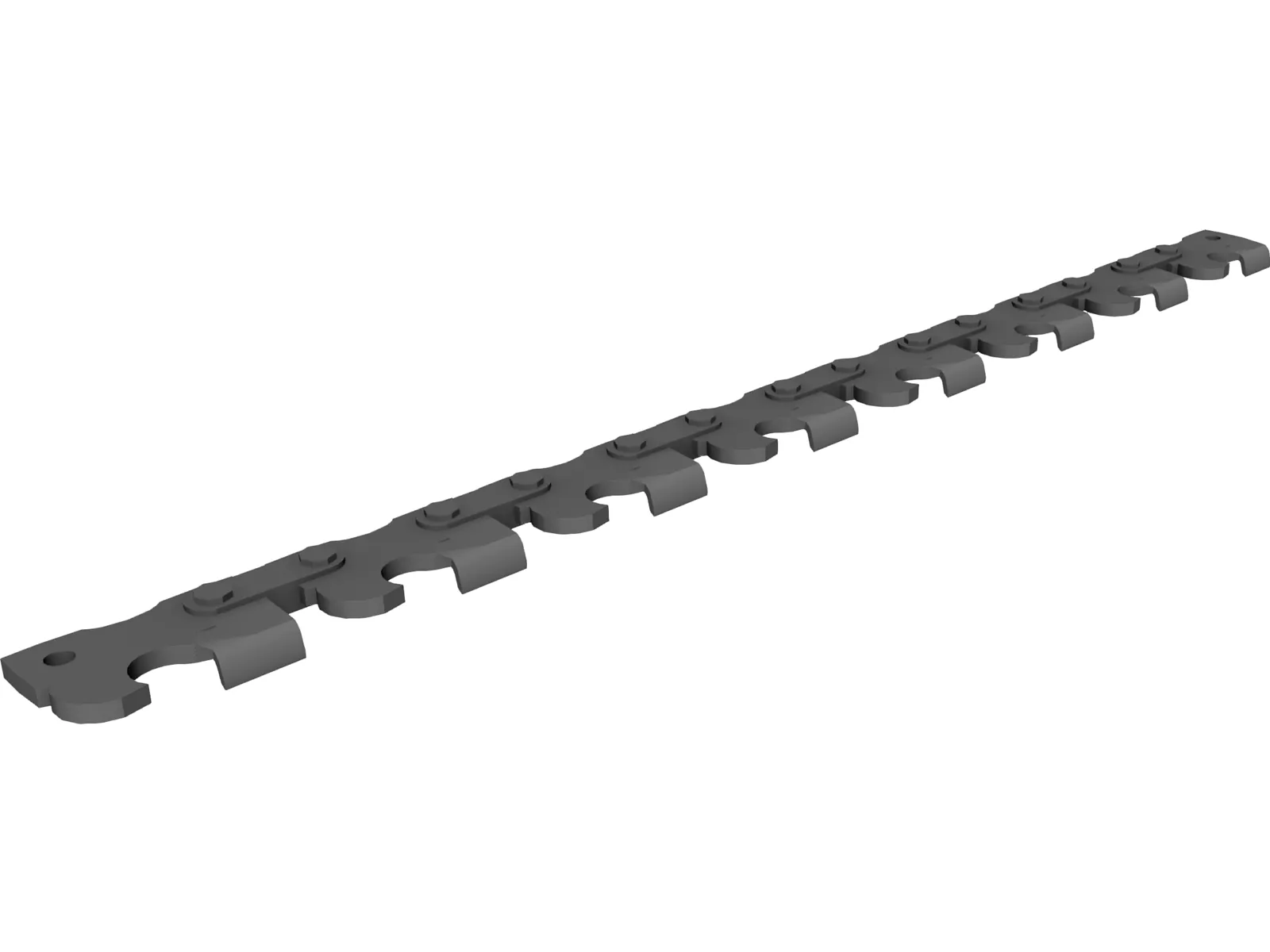 Chain Saw Teeth 3D Model