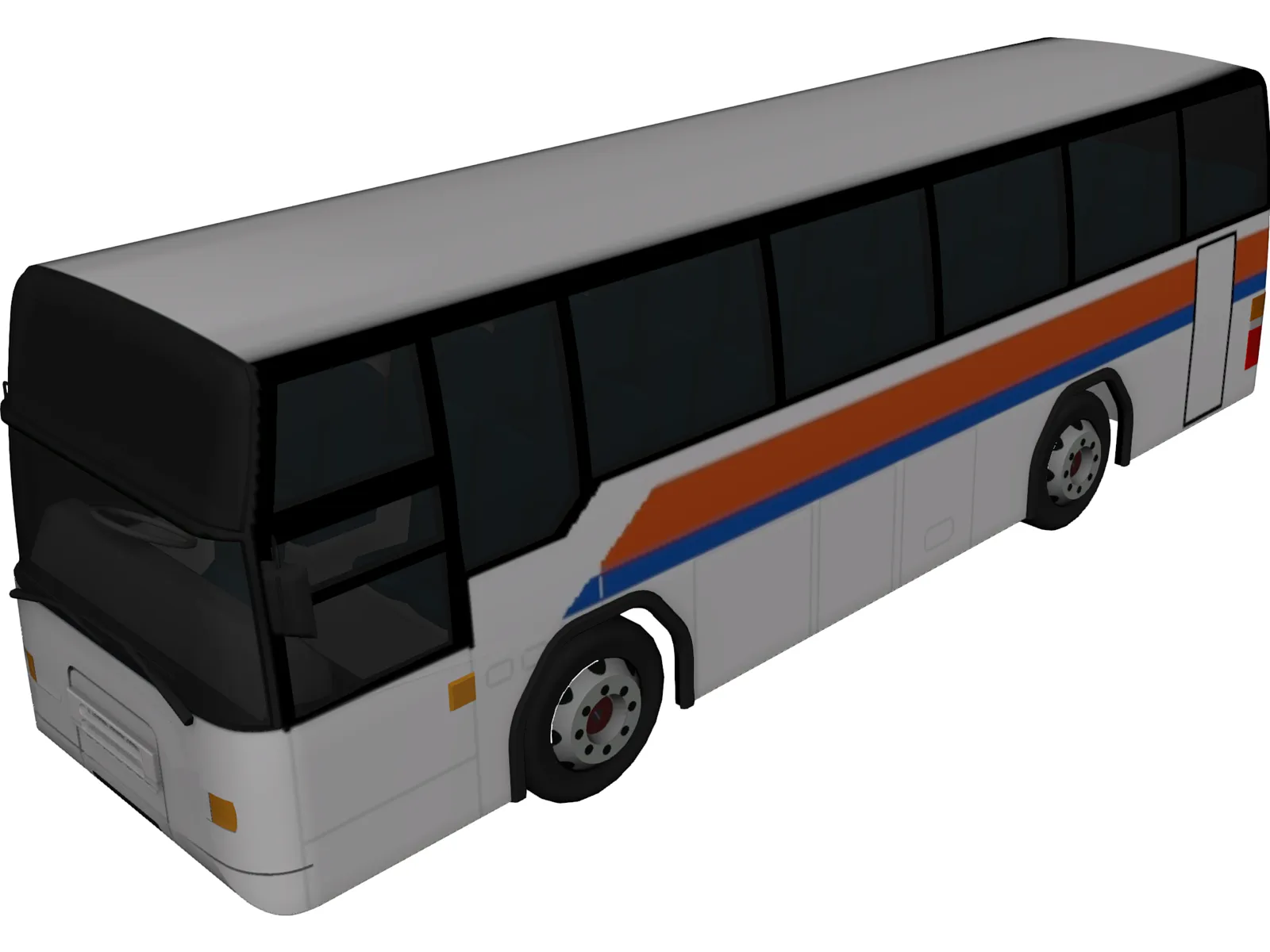 Volvo Bus [+Interior] 3D Model