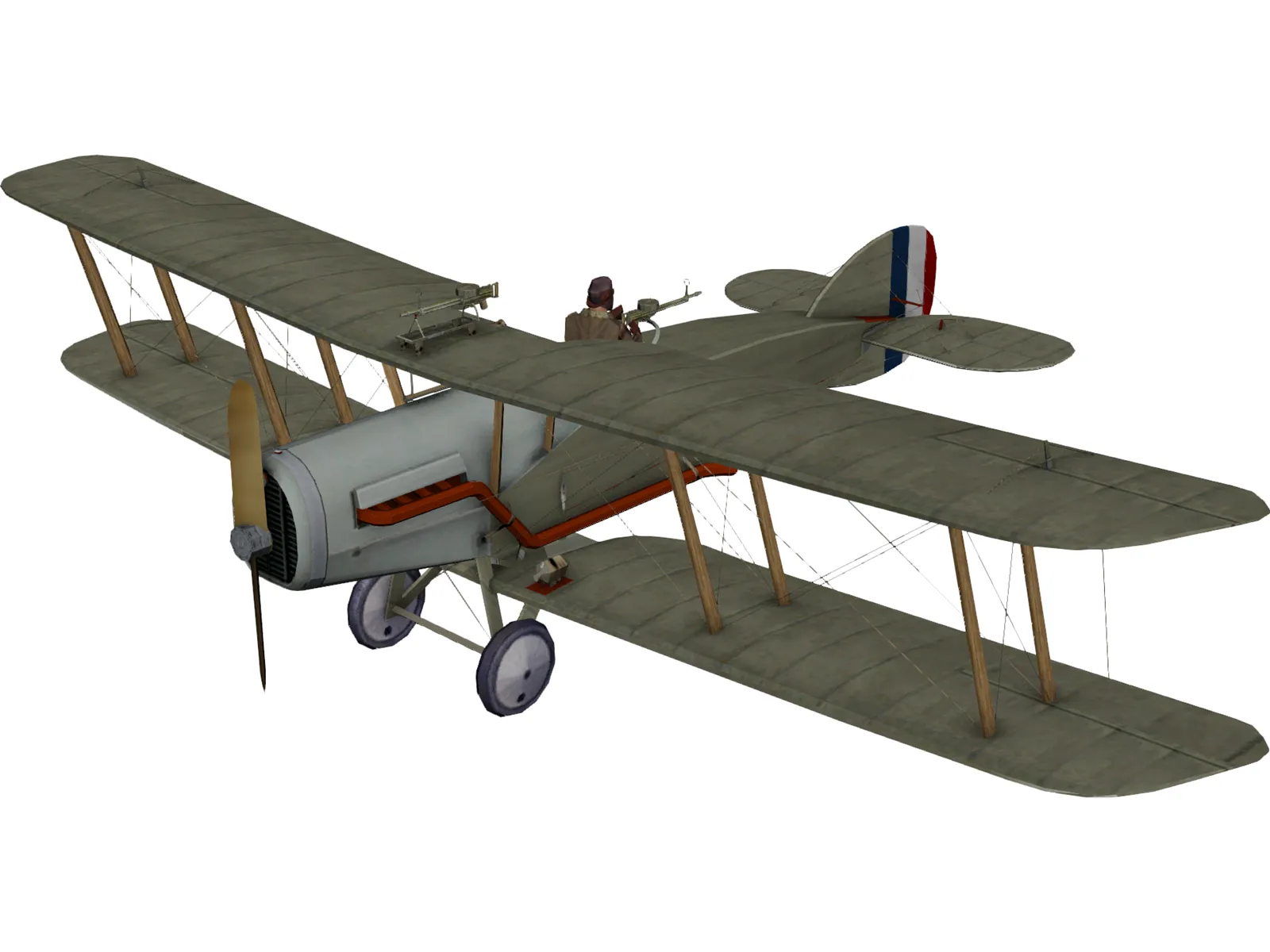 Bristol F2b 3D Model