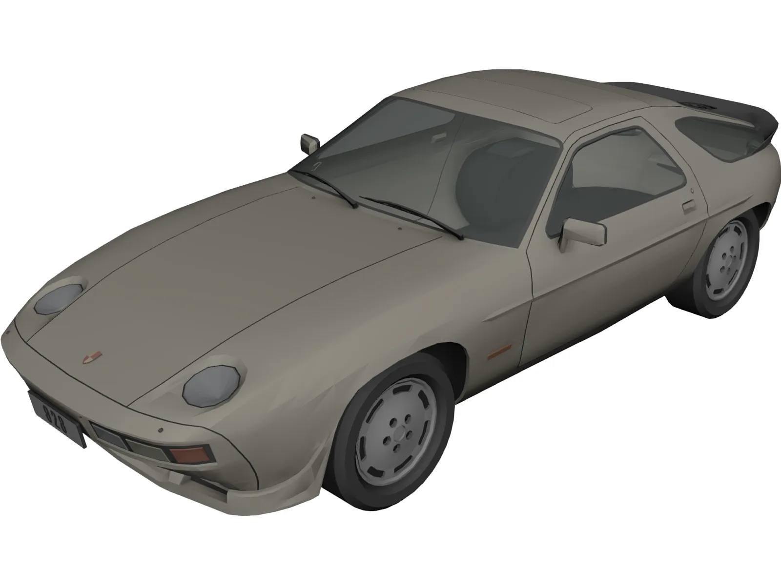 Porsche 928 S 3D Model