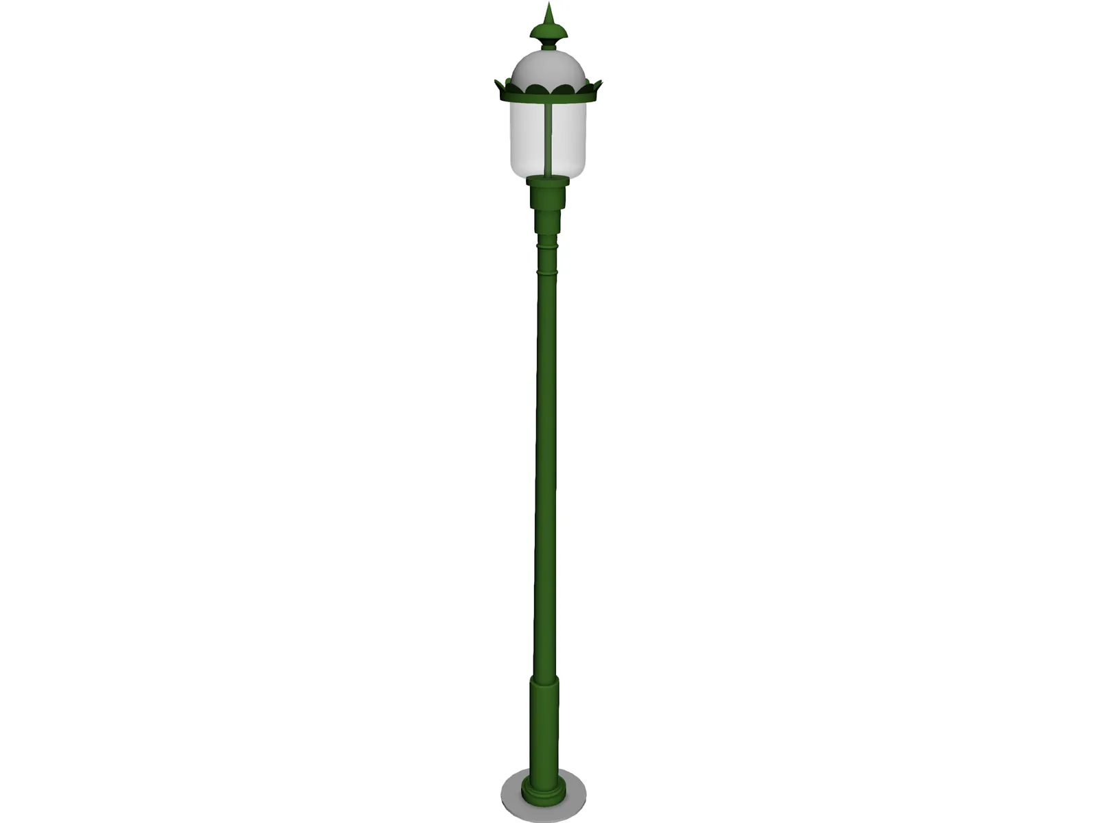 Classic Street Light 3D Model