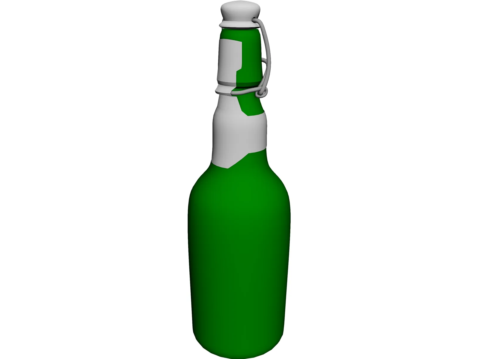 Grolsch Beer Bottle 3D Model