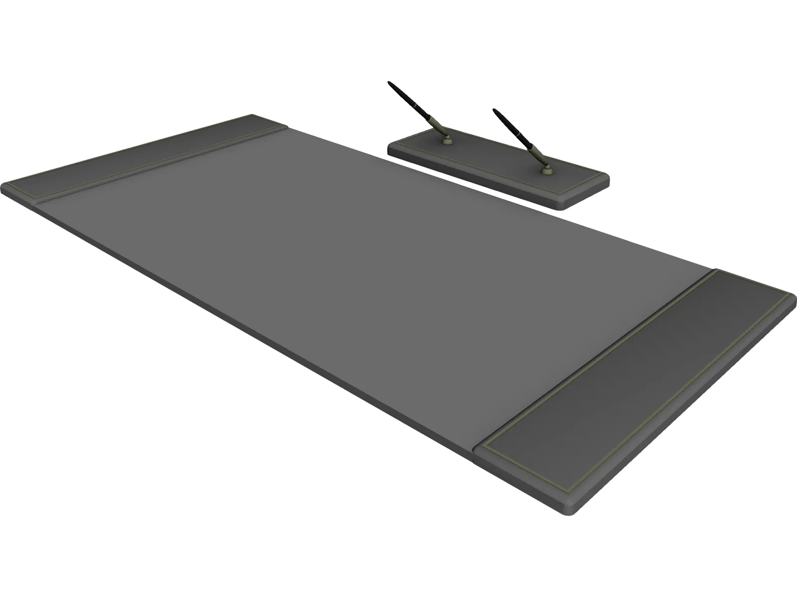 Desk Pad Set 3D Model