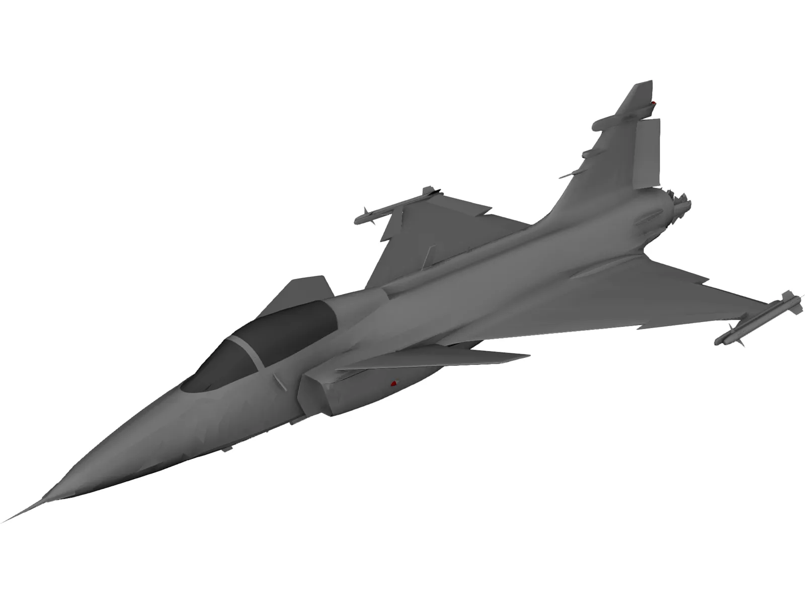 Saab JAS-39C Gripen 3D Model