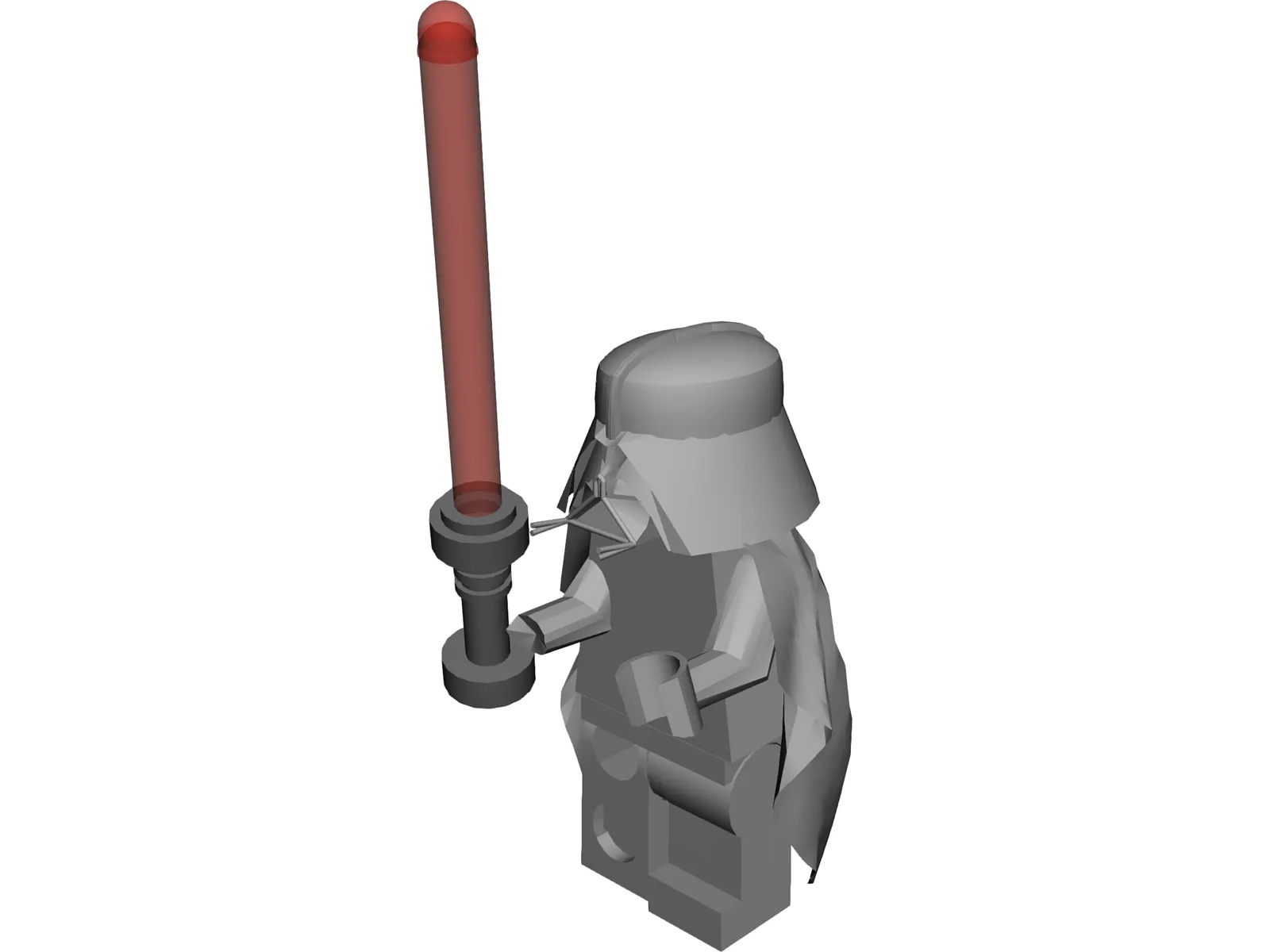 Lego Darth Vader 3D Model