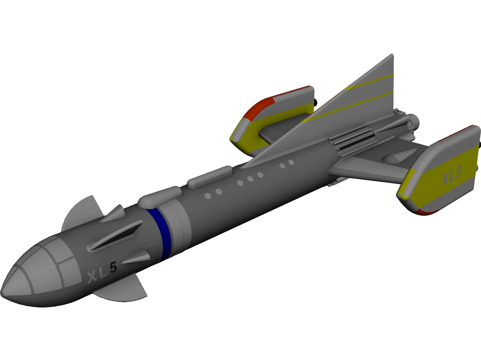 Fireball XL5 3D Model
