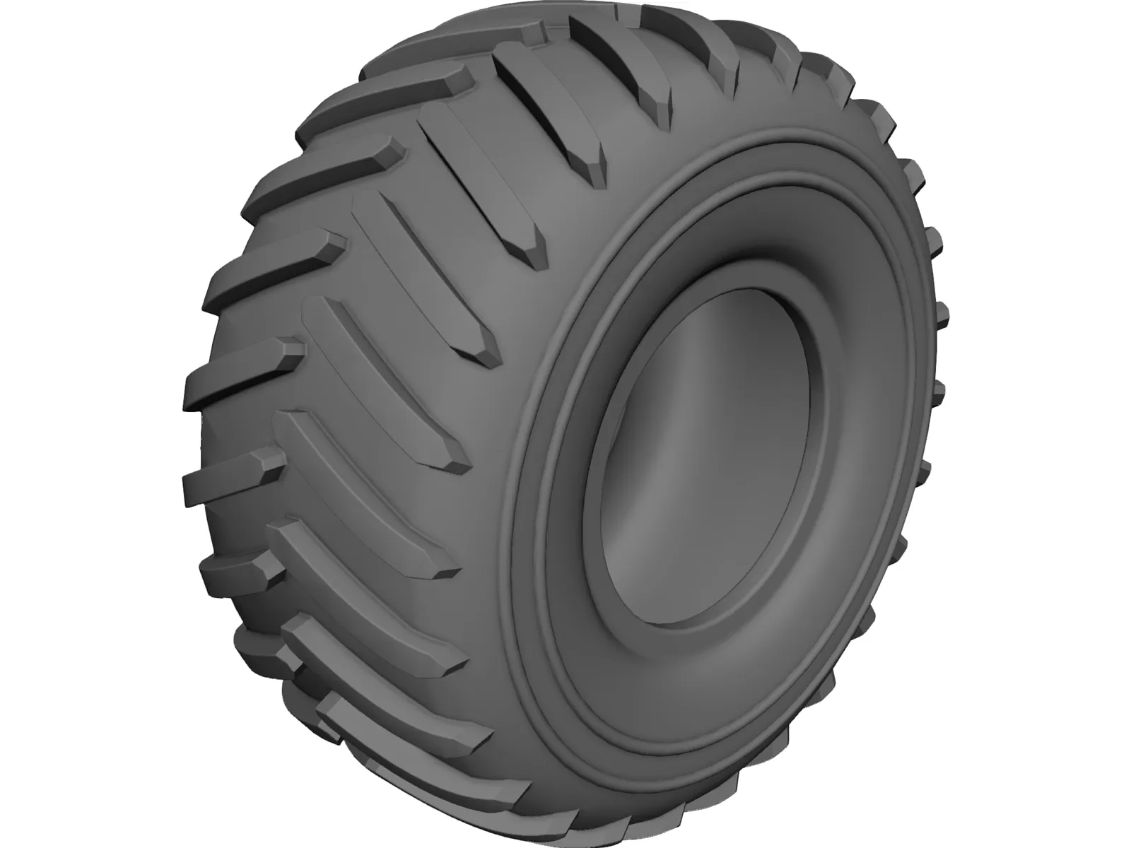 Green Area Tyre 33 inch 3D Model