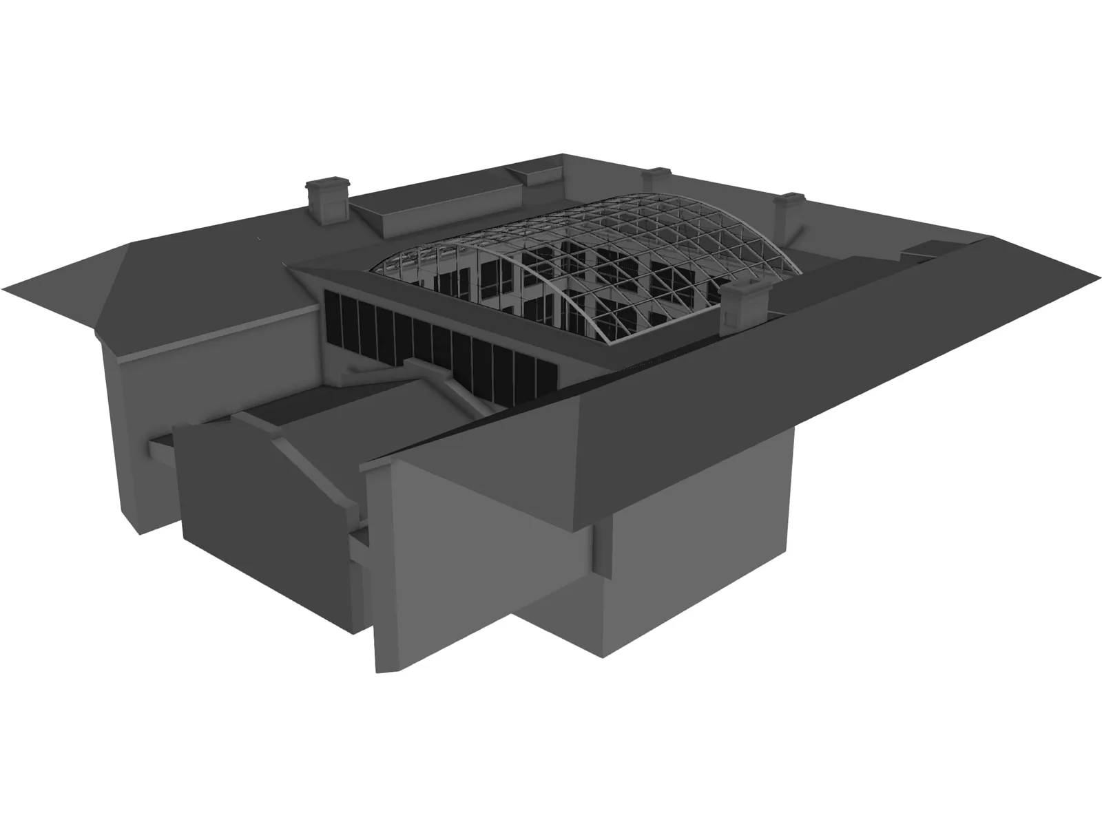 Building Vault 3D Model