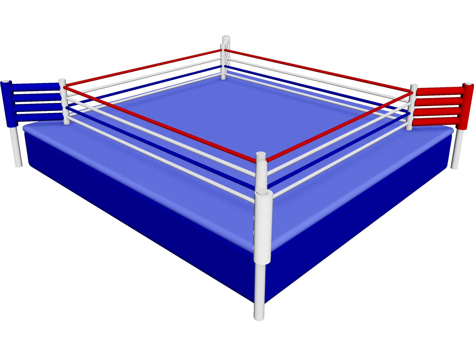 Boxing Ring 3D Model