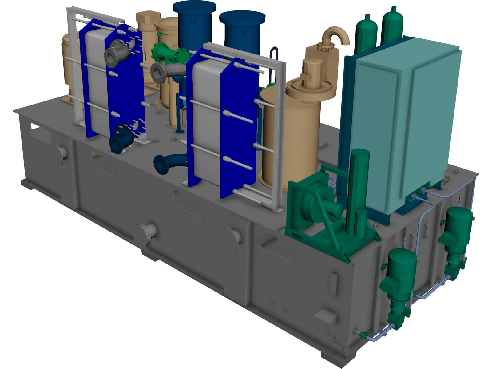 Oil Module 3D Model