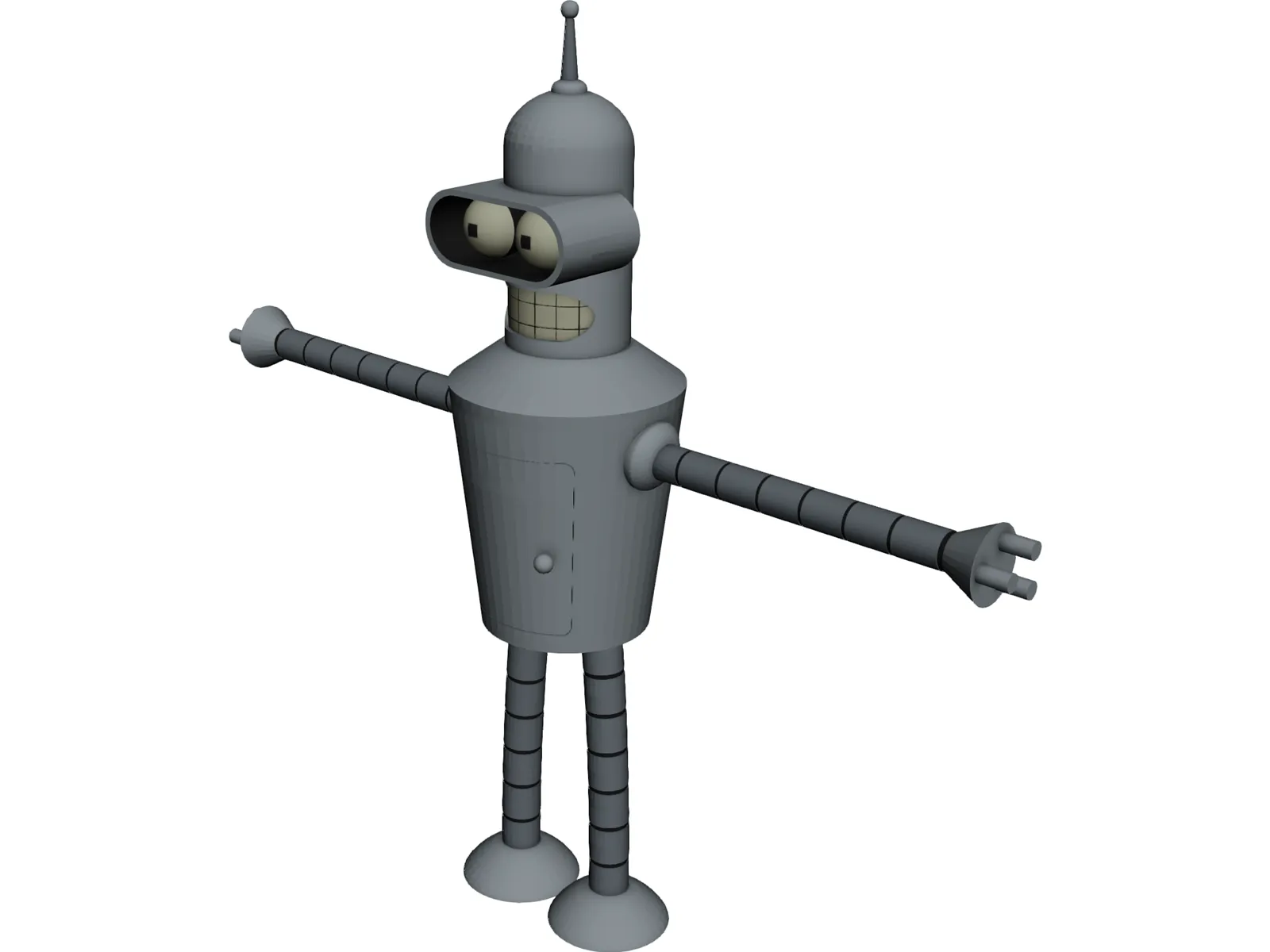 Futurama Bender 3D Model