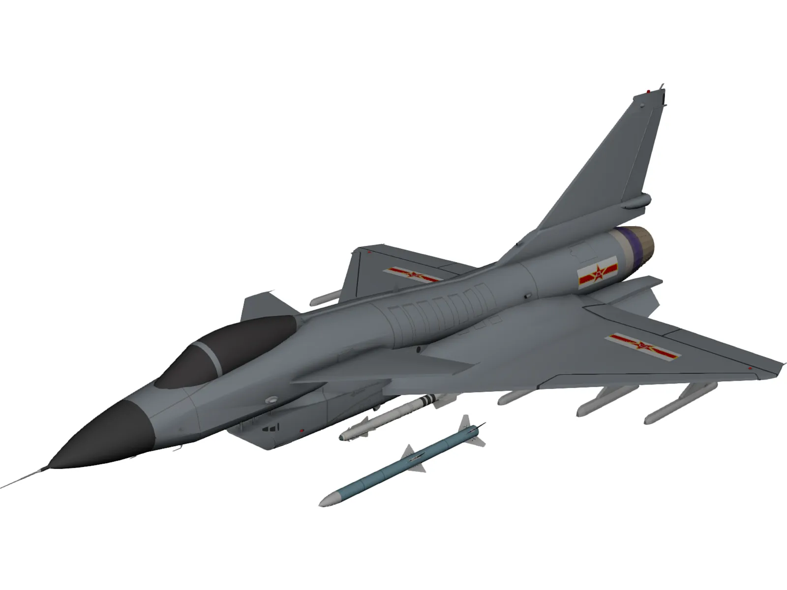 Chengdu J-10 3D Model