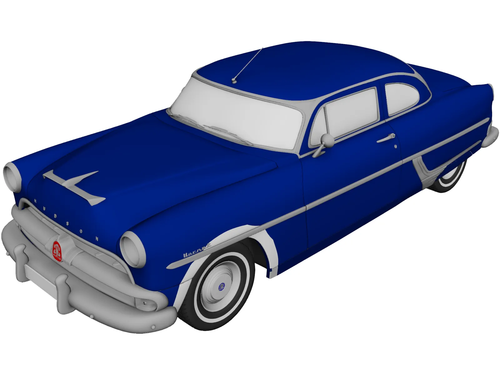 Hudson Hornet (1950) 3D Model