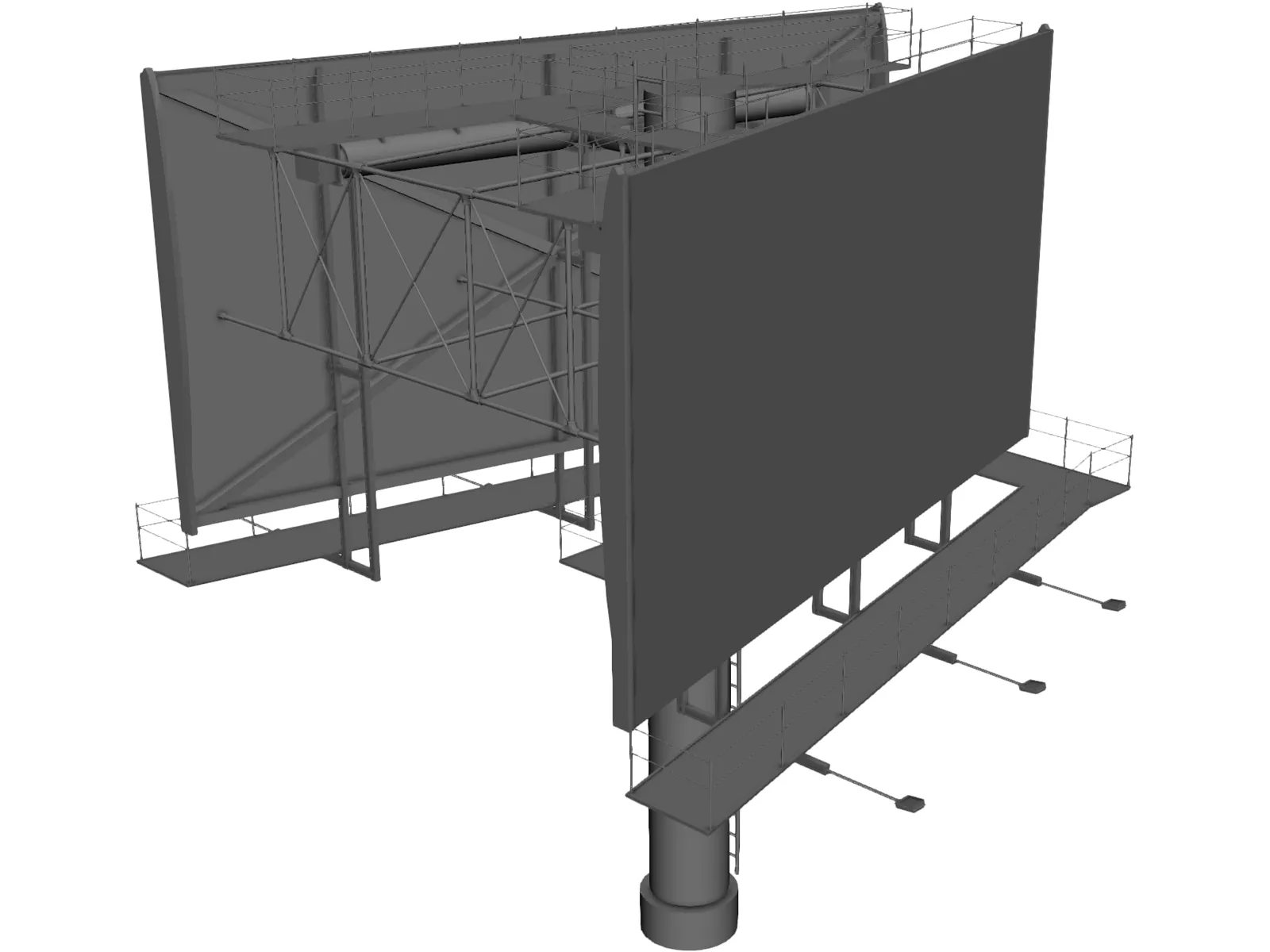 Billboard 3D Model