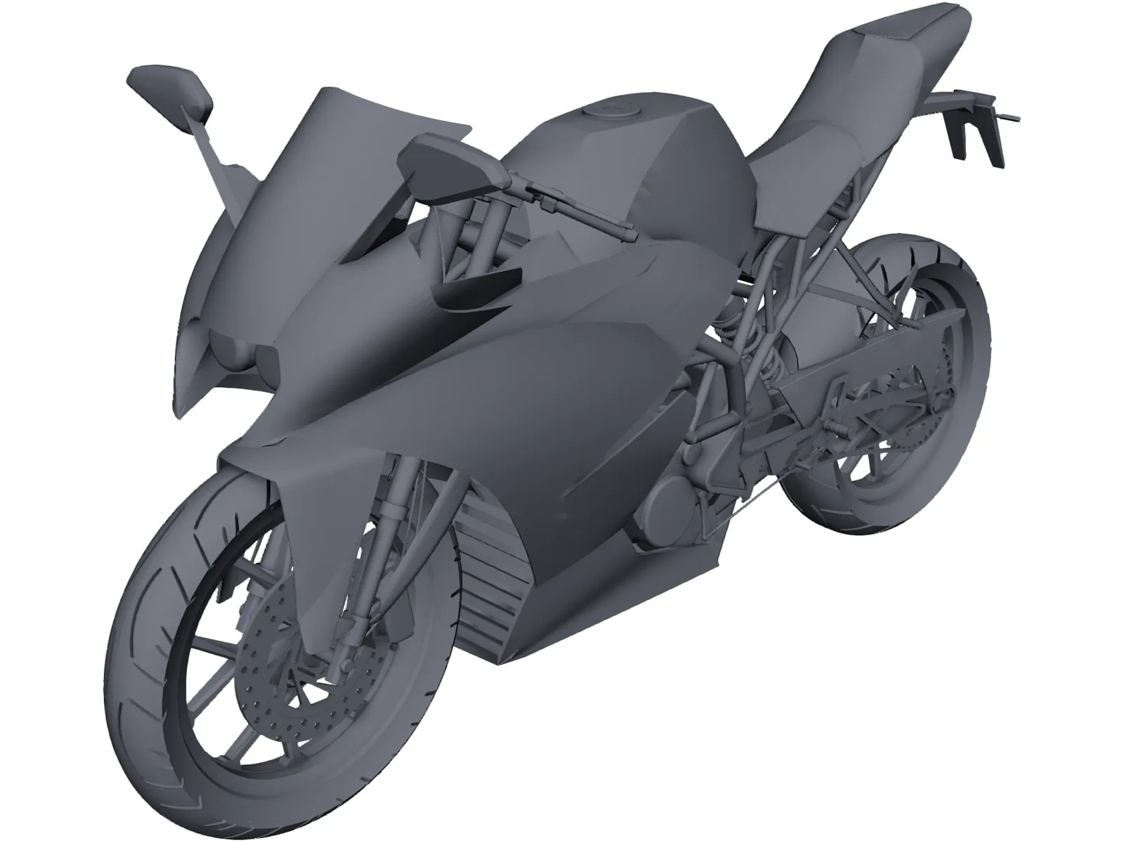 Ktm rc 200 shop 3d view