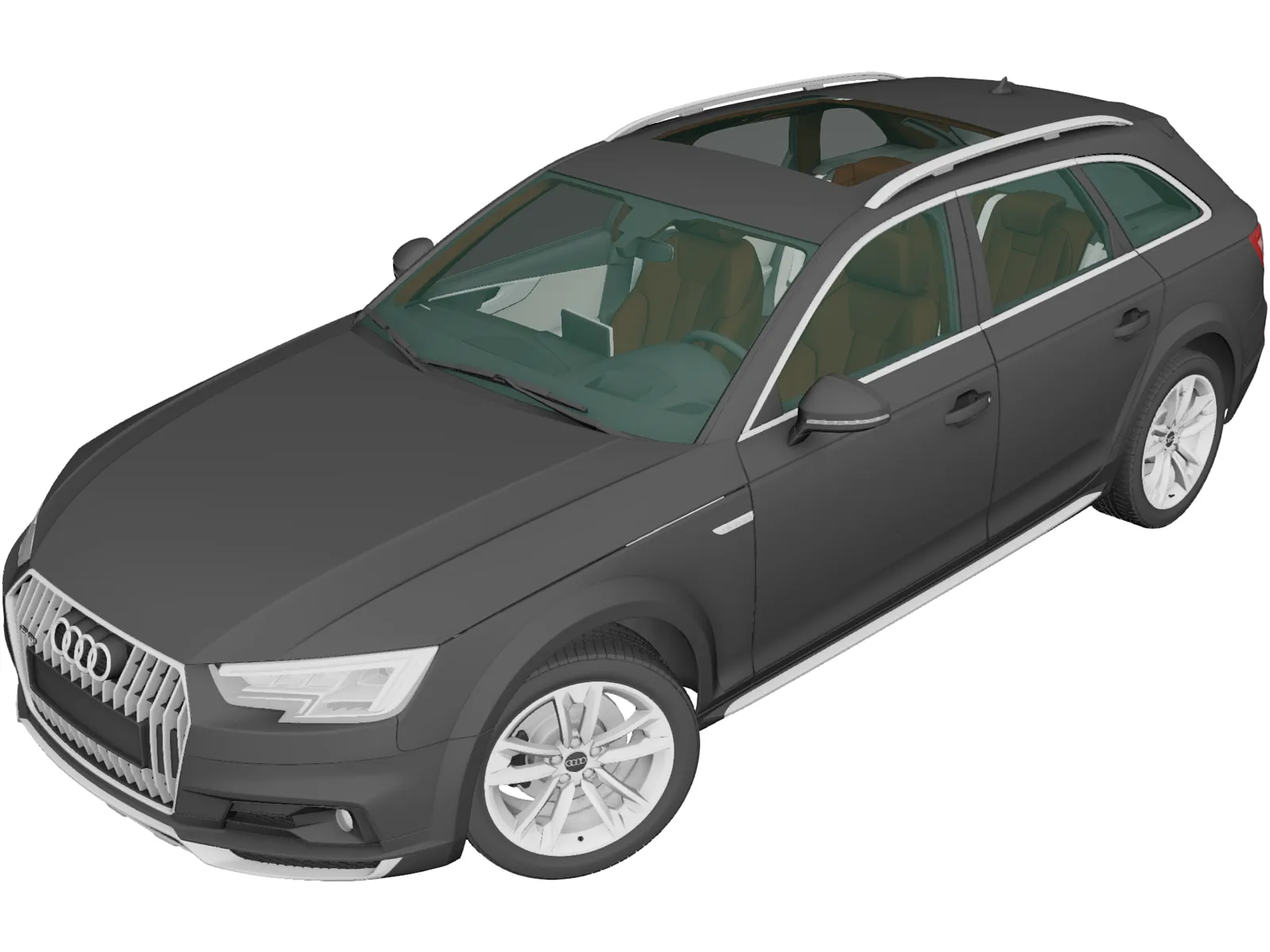 Audi A4 Allroad [B9] (2017) 3D Model