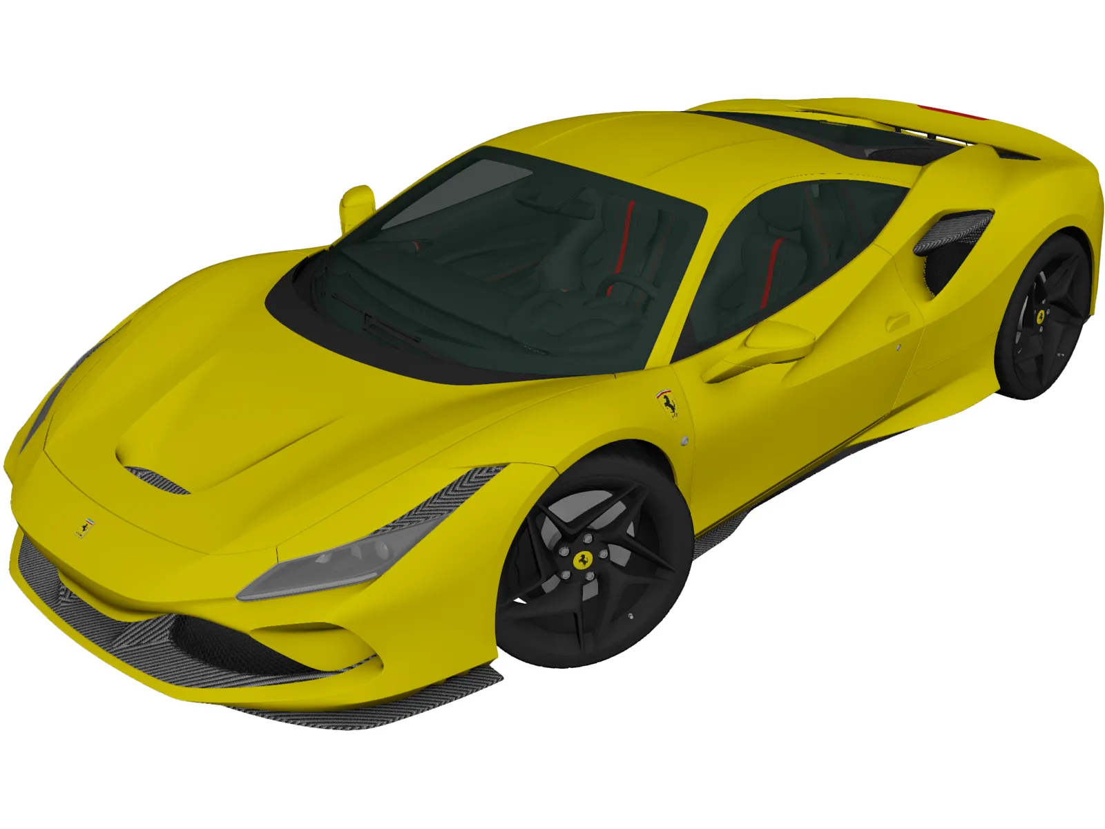 Ferrari F8 Tributo (2019) 3D Model