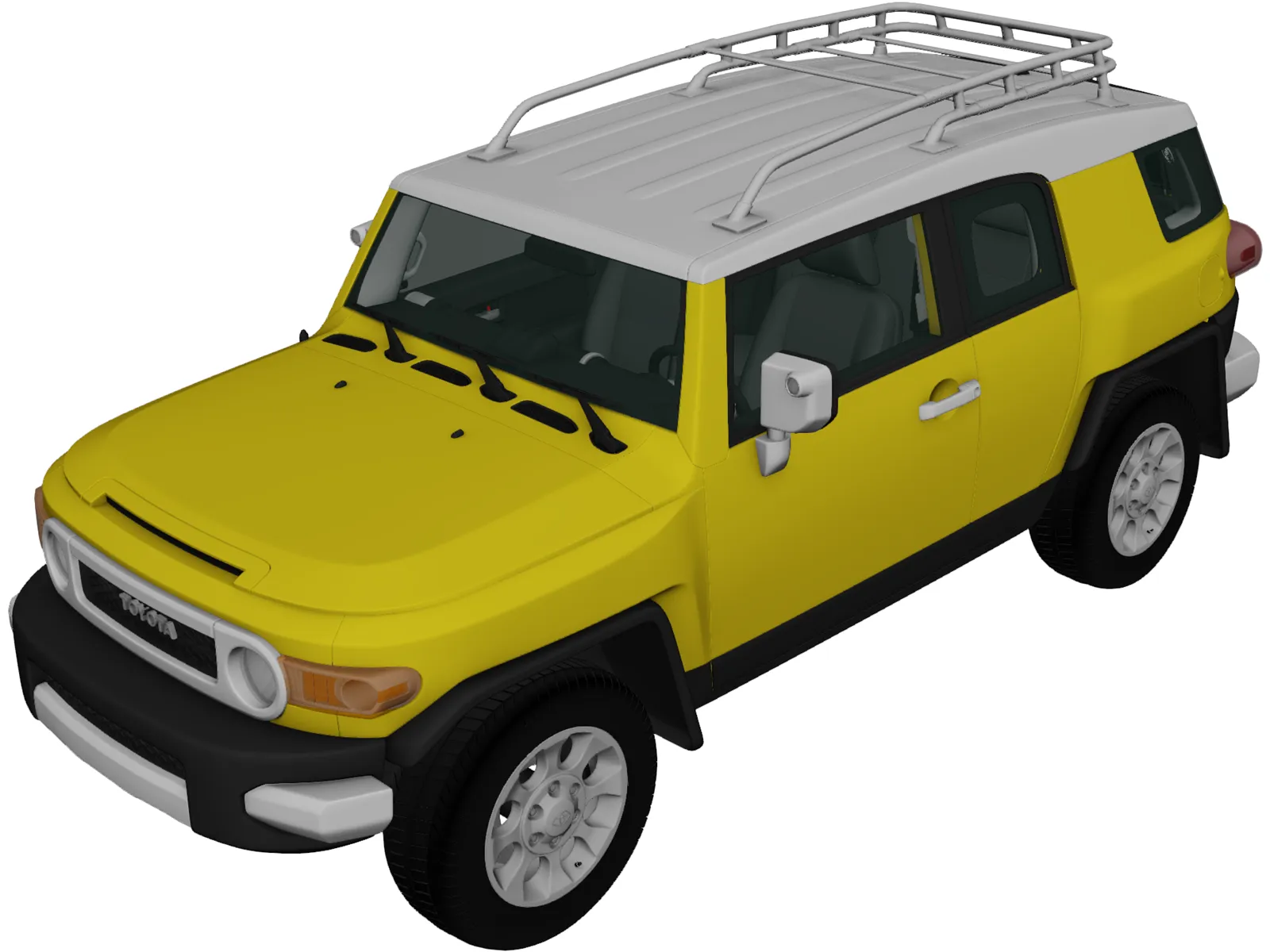 Toyota FJ Cruiser (2010) 3D Model