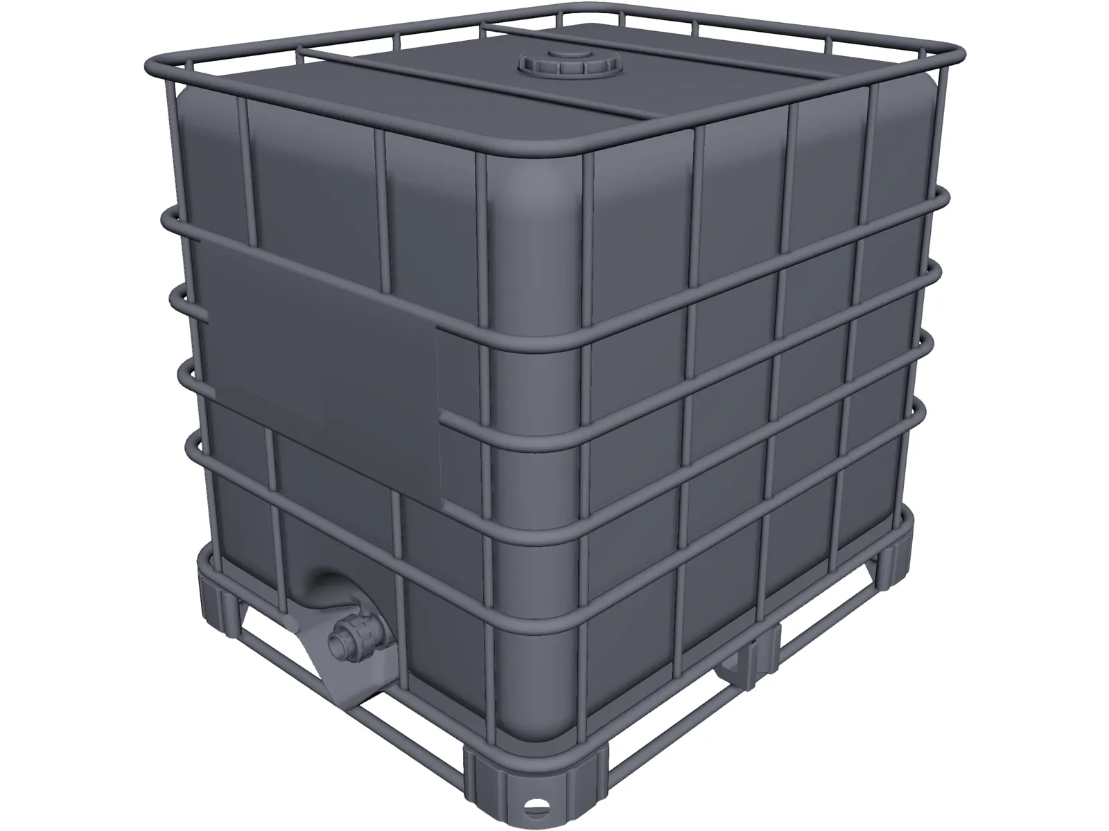 Water Tank 3D Model