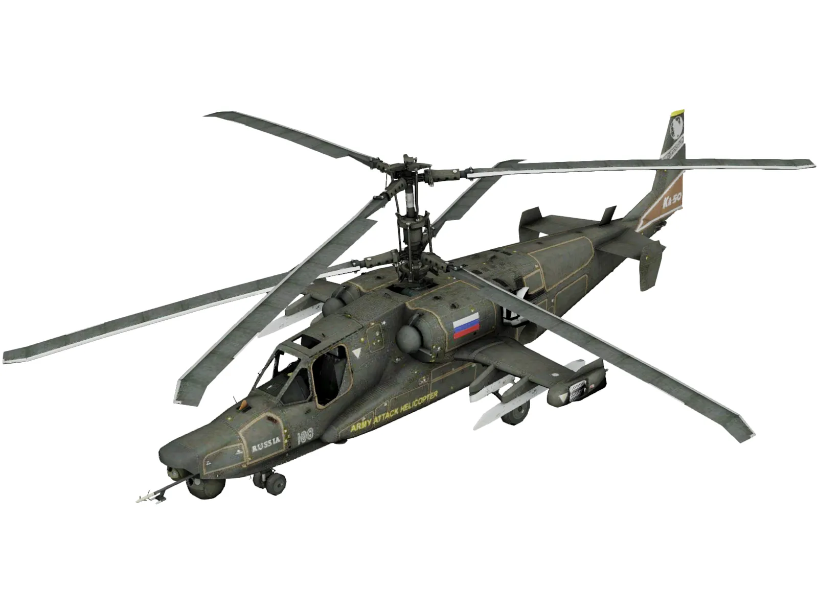 Kamov Ka-50 Hokum 2 3D Model