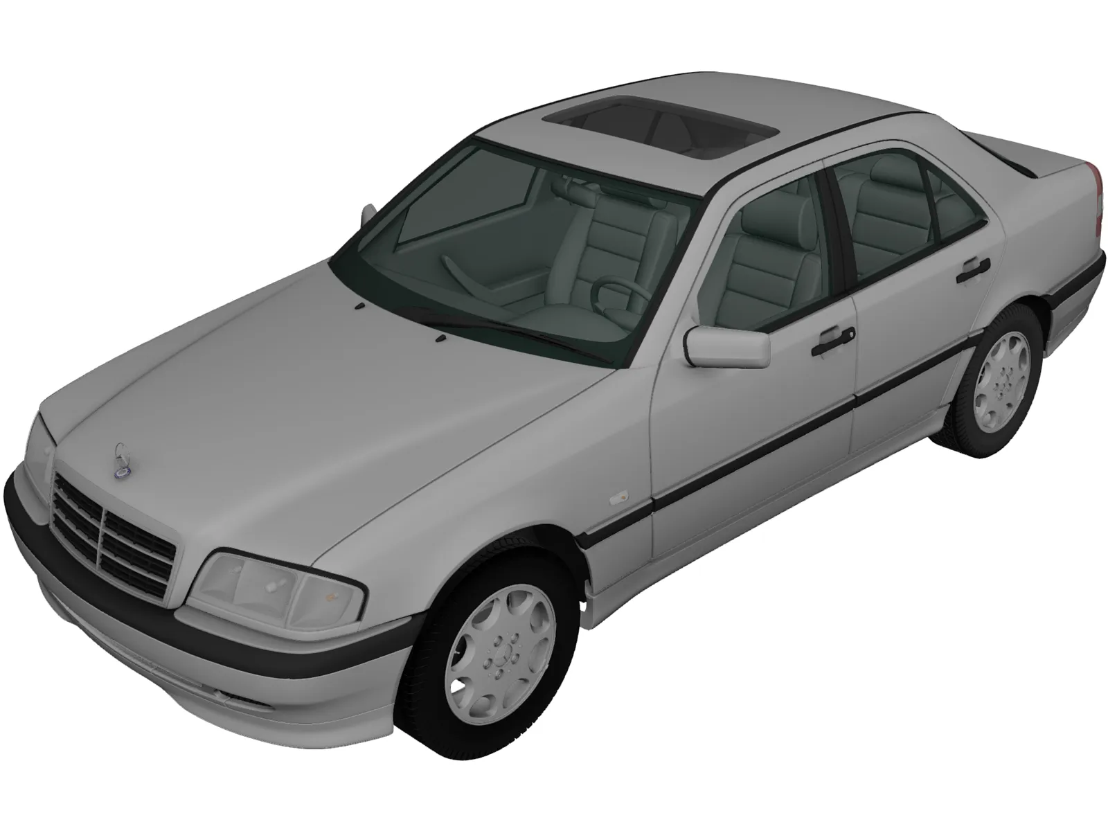 Mercedes-Benz C220 (1998) 3D Model