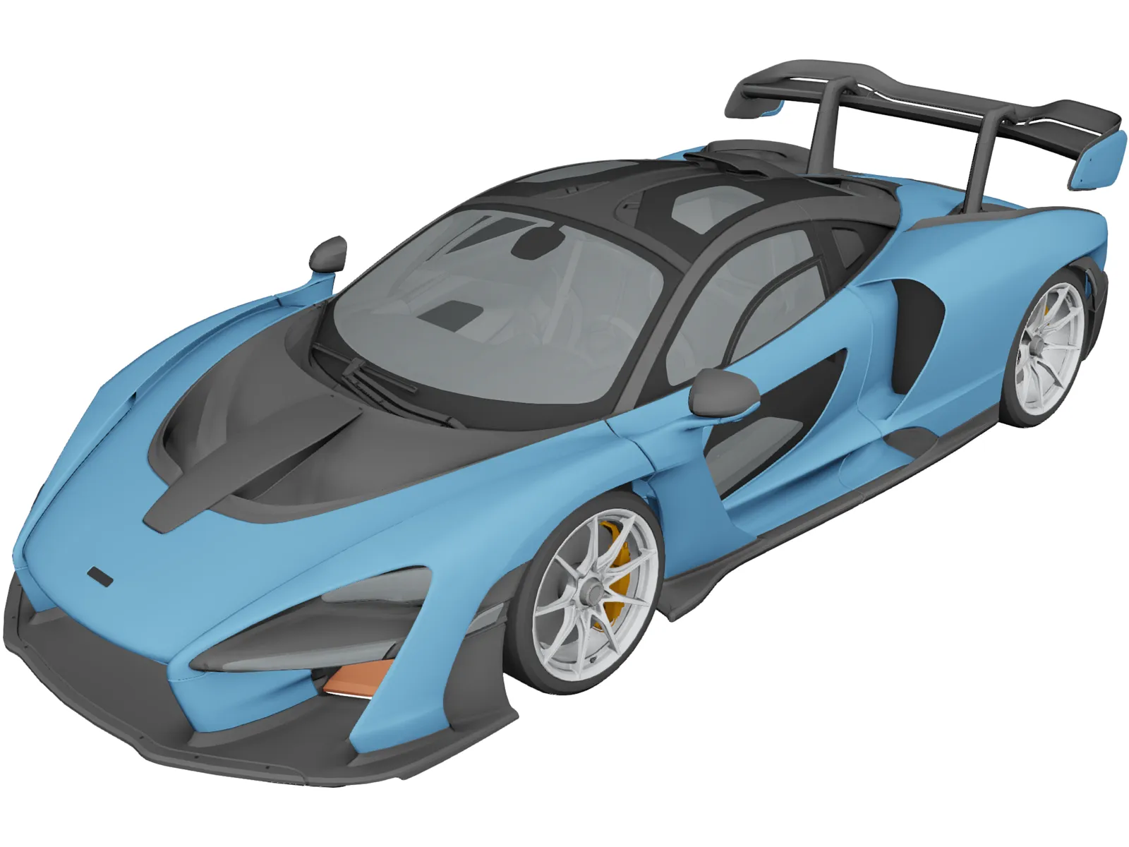 Mclaren Senna (2018) 3D Model