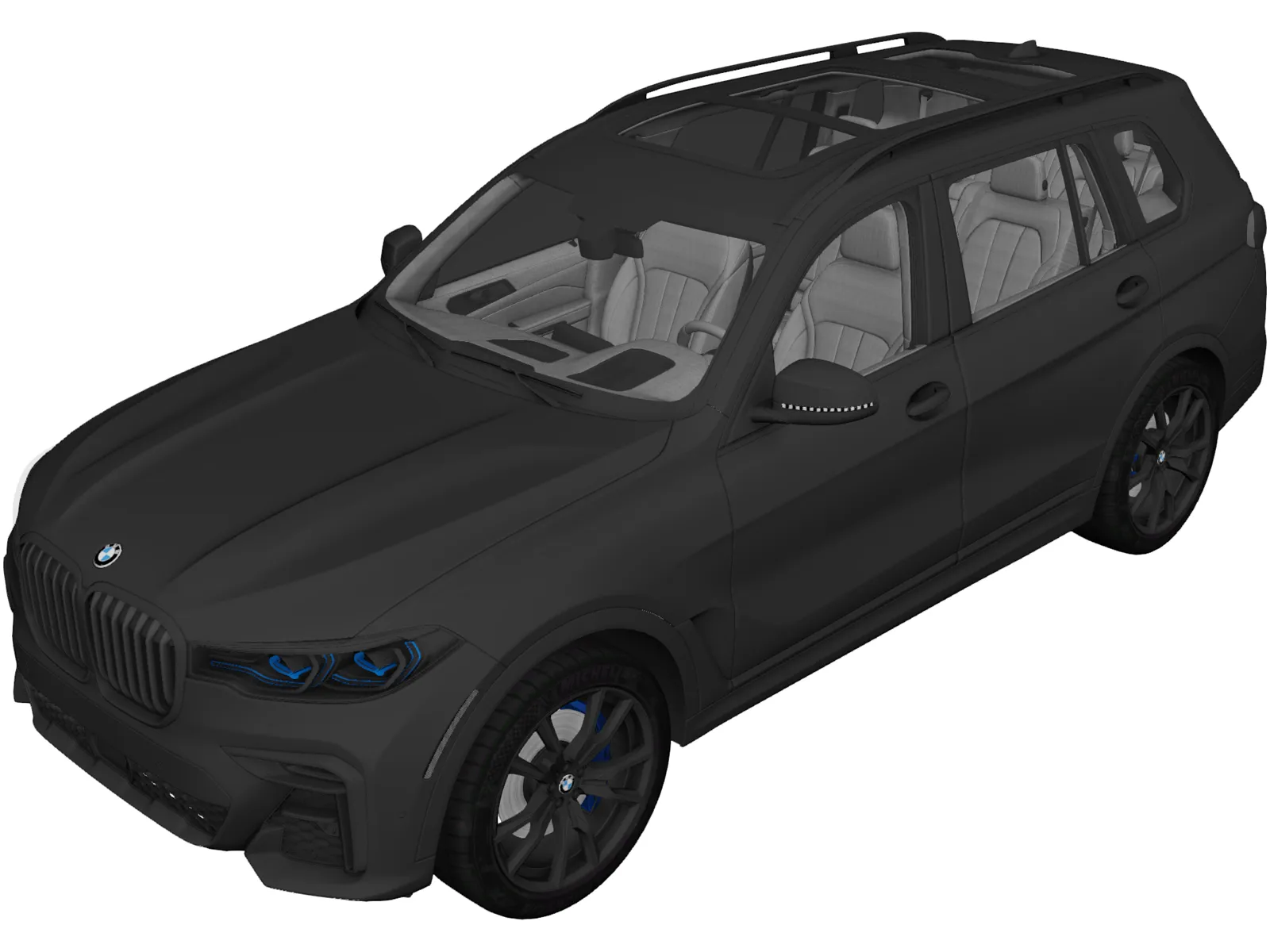 BMW X7 (2019) 3D Model