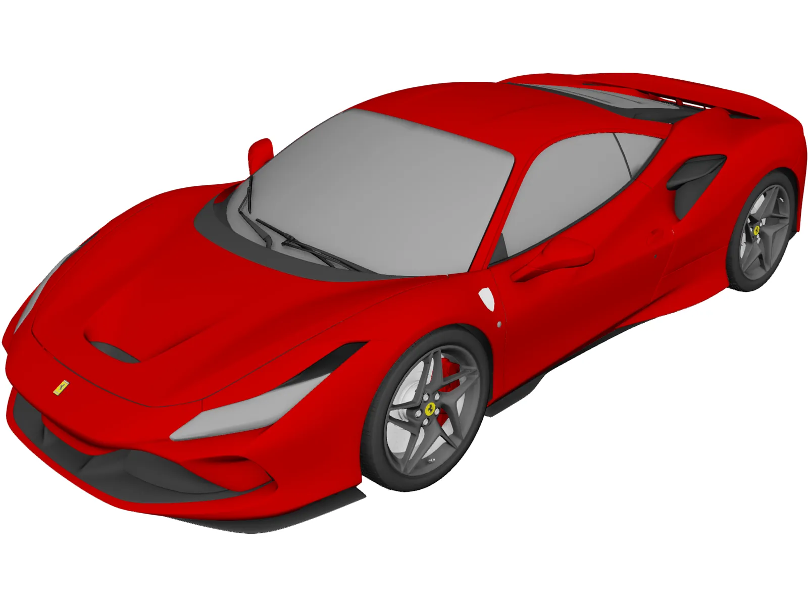 Ferrari F8 Tributo 3D Model