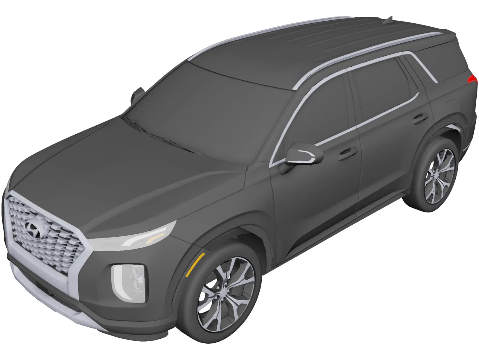 Hyundai Palisade (2020) 3D Model