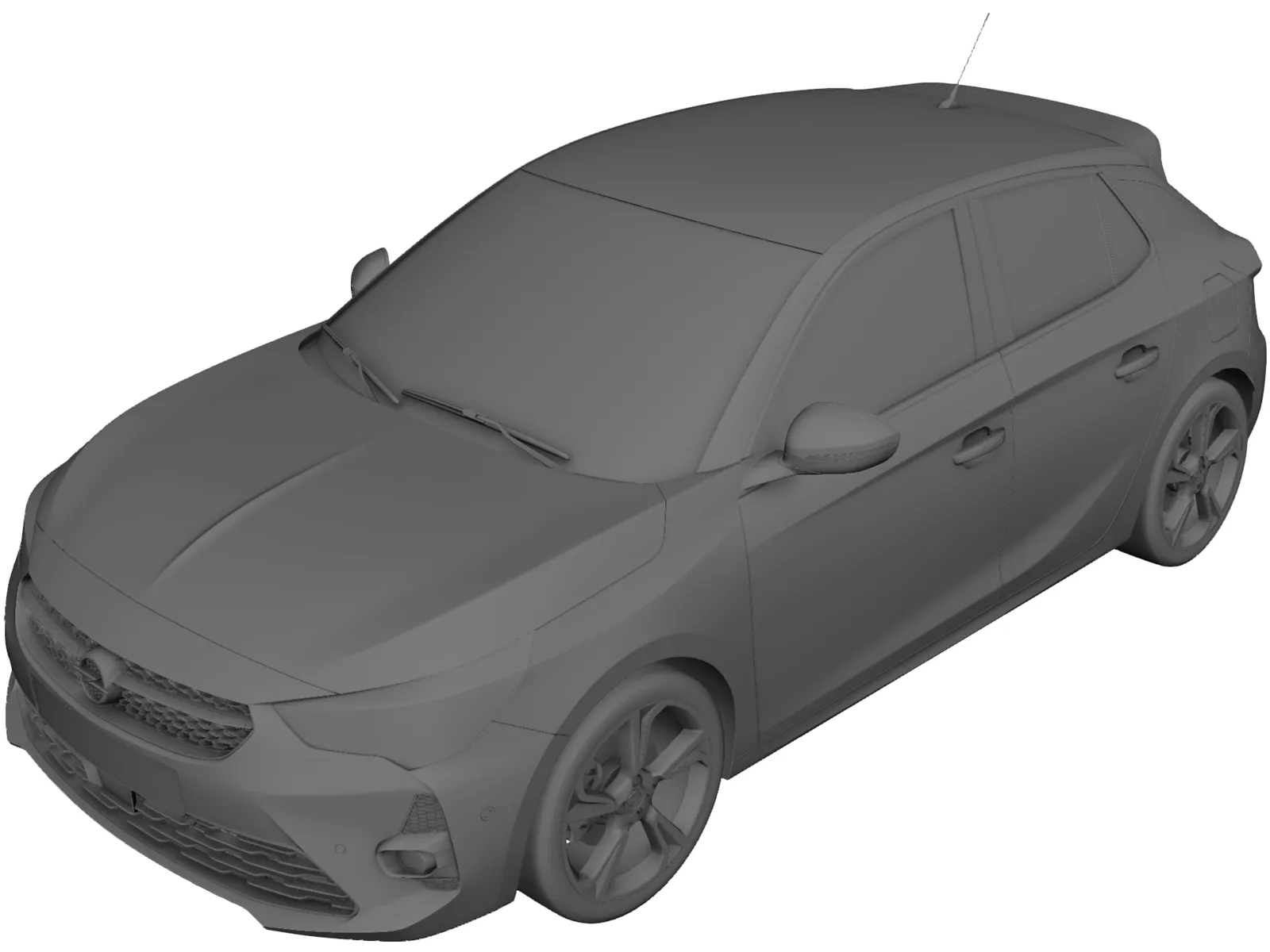 Opel Corsa (2020) 3D Model