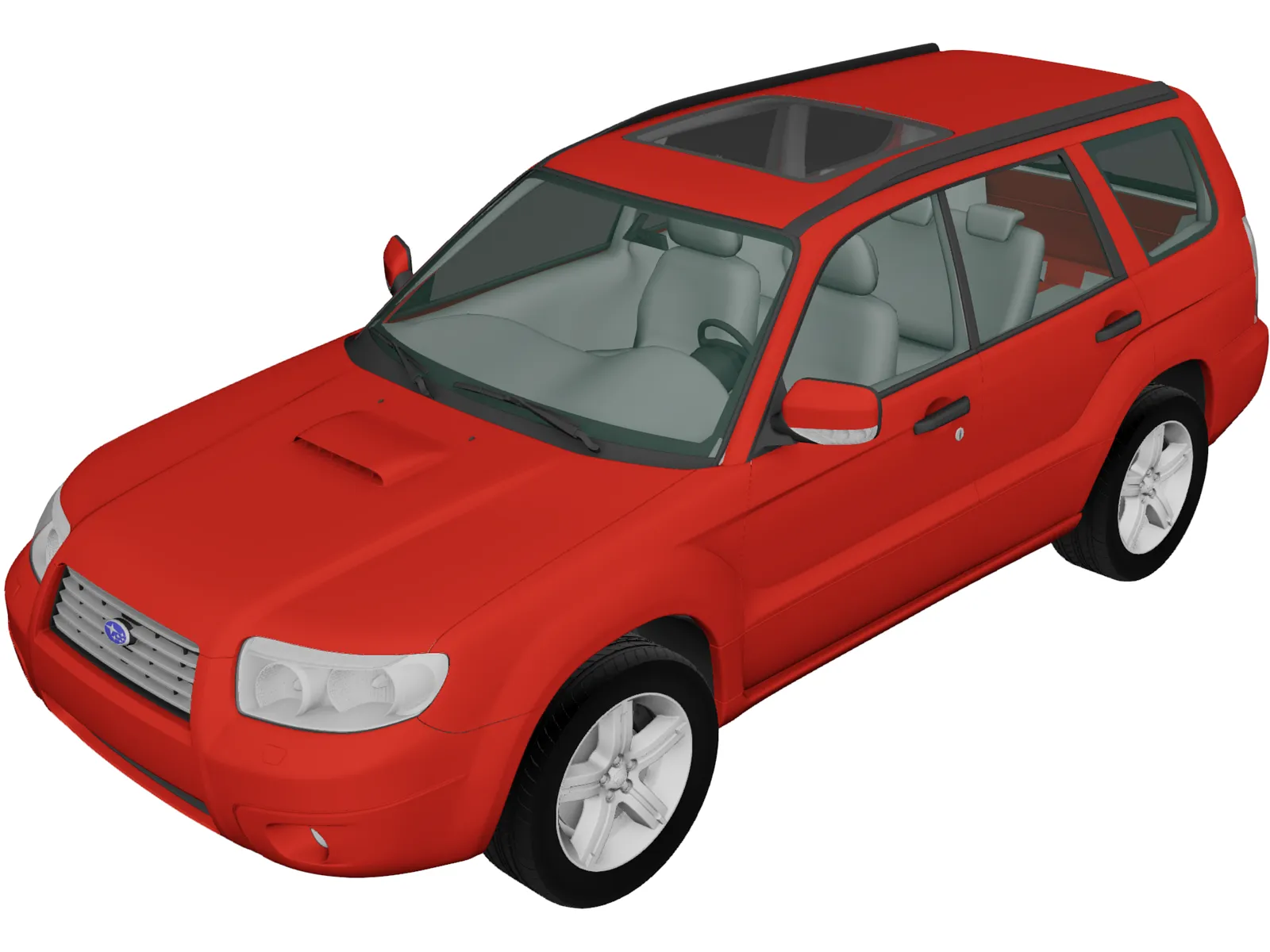 Subaru Forester (2005) 3D Model