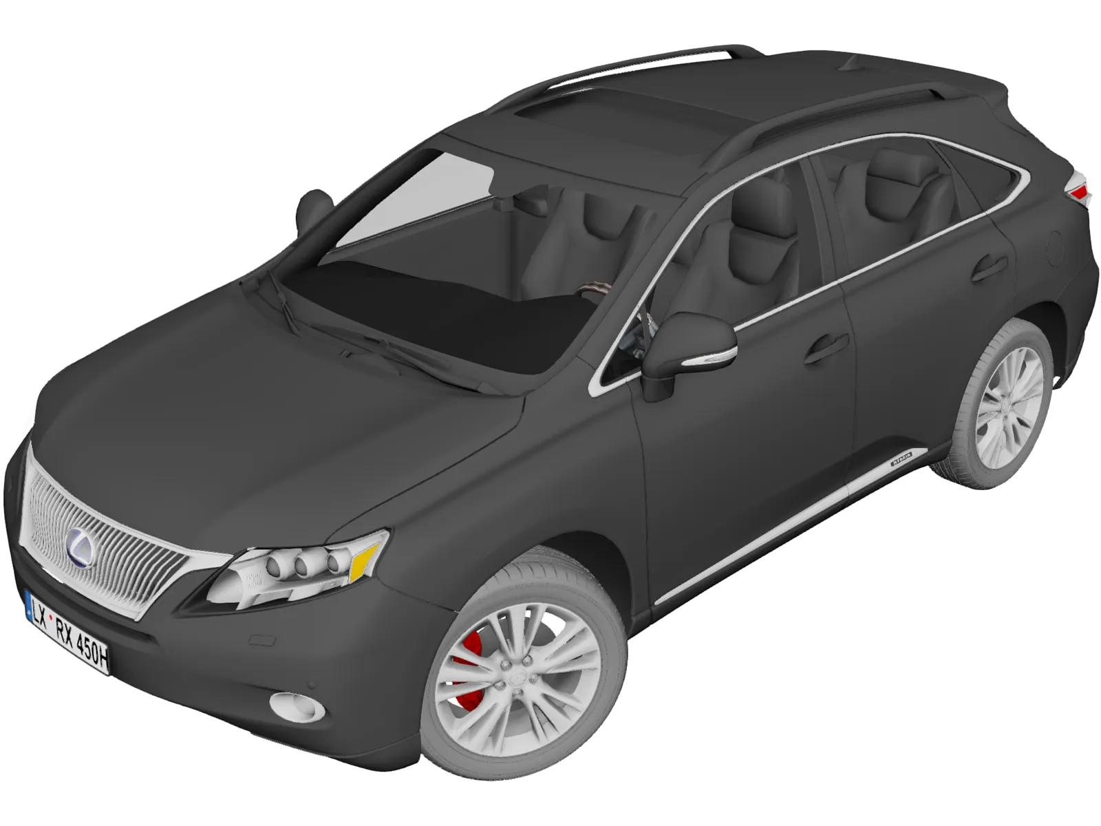 Lexus RX450H (2010) 3D Model