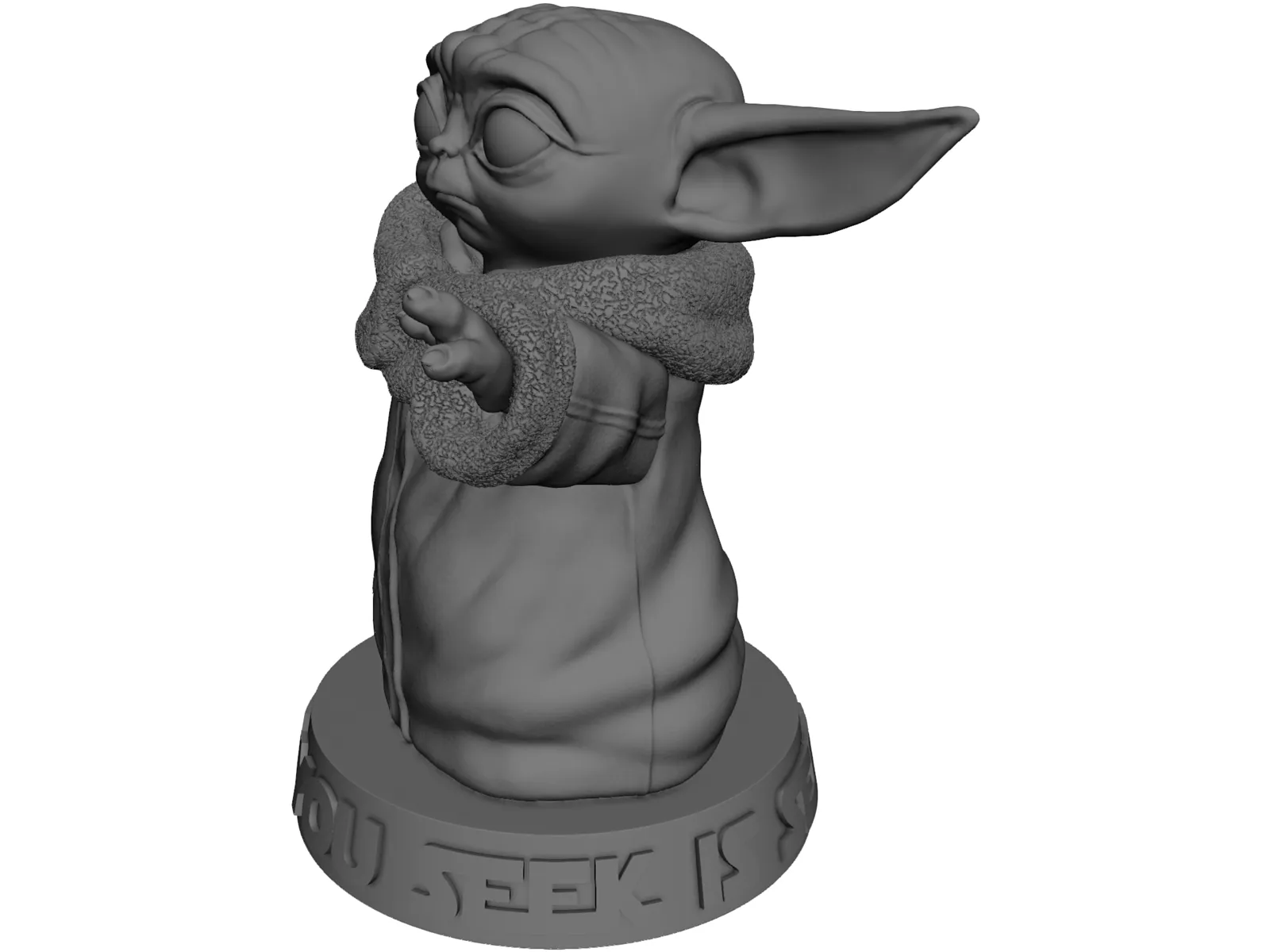 Baby Yoda 3D Model