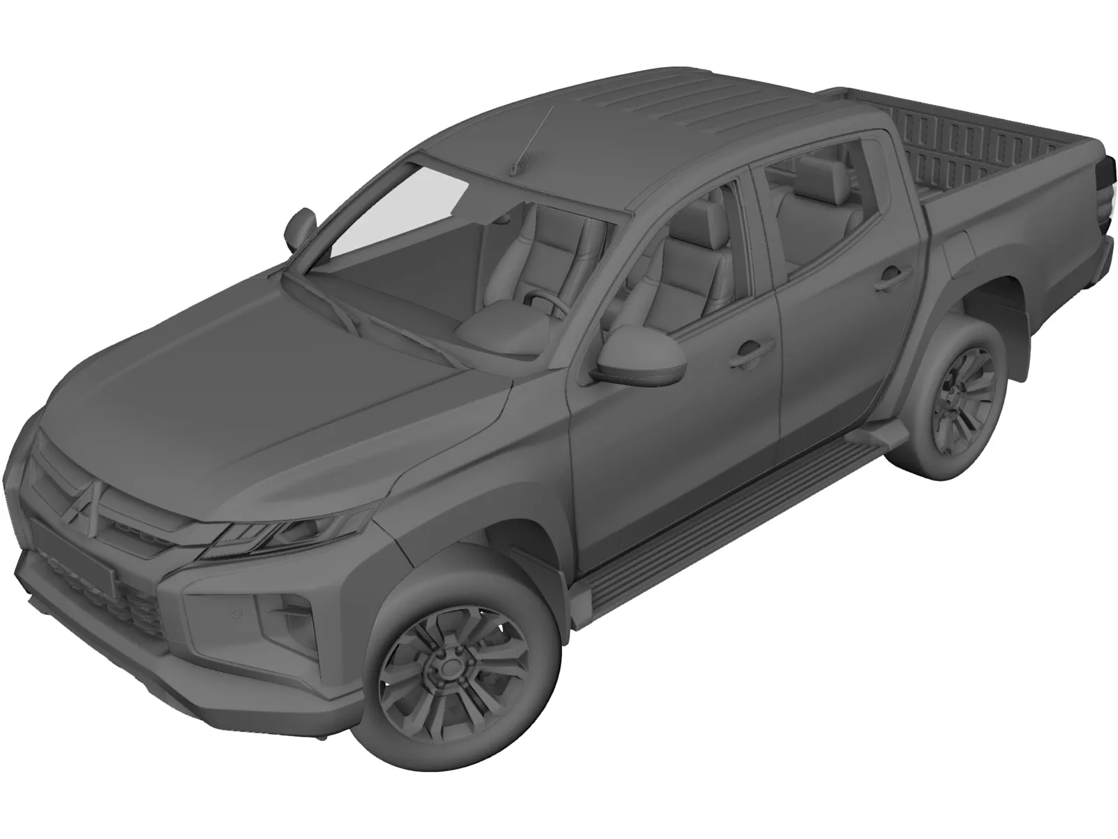 Mitsubishi L200 Triton (2021) 3D Model