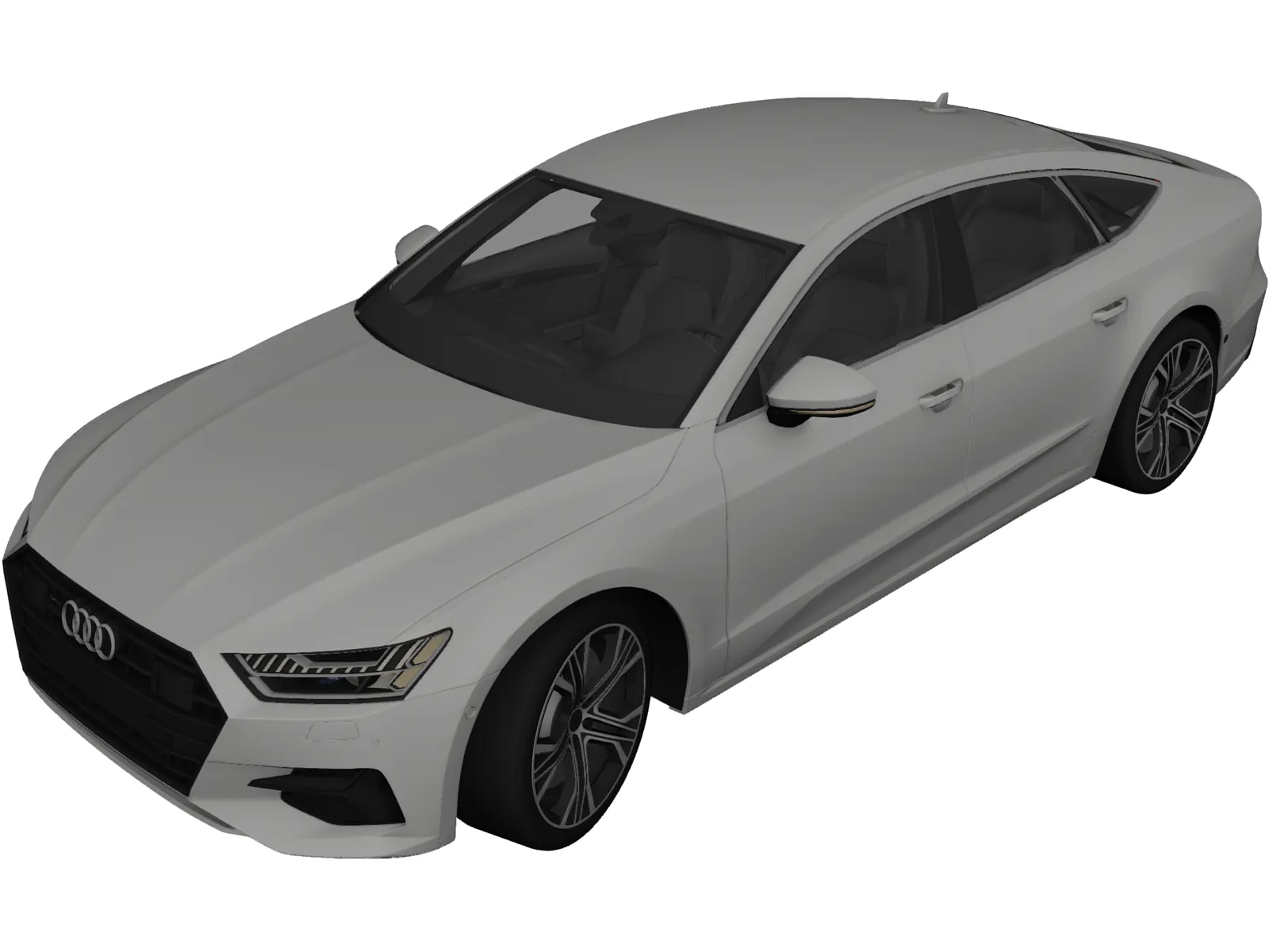 Audi A7 (2019) 3D Model