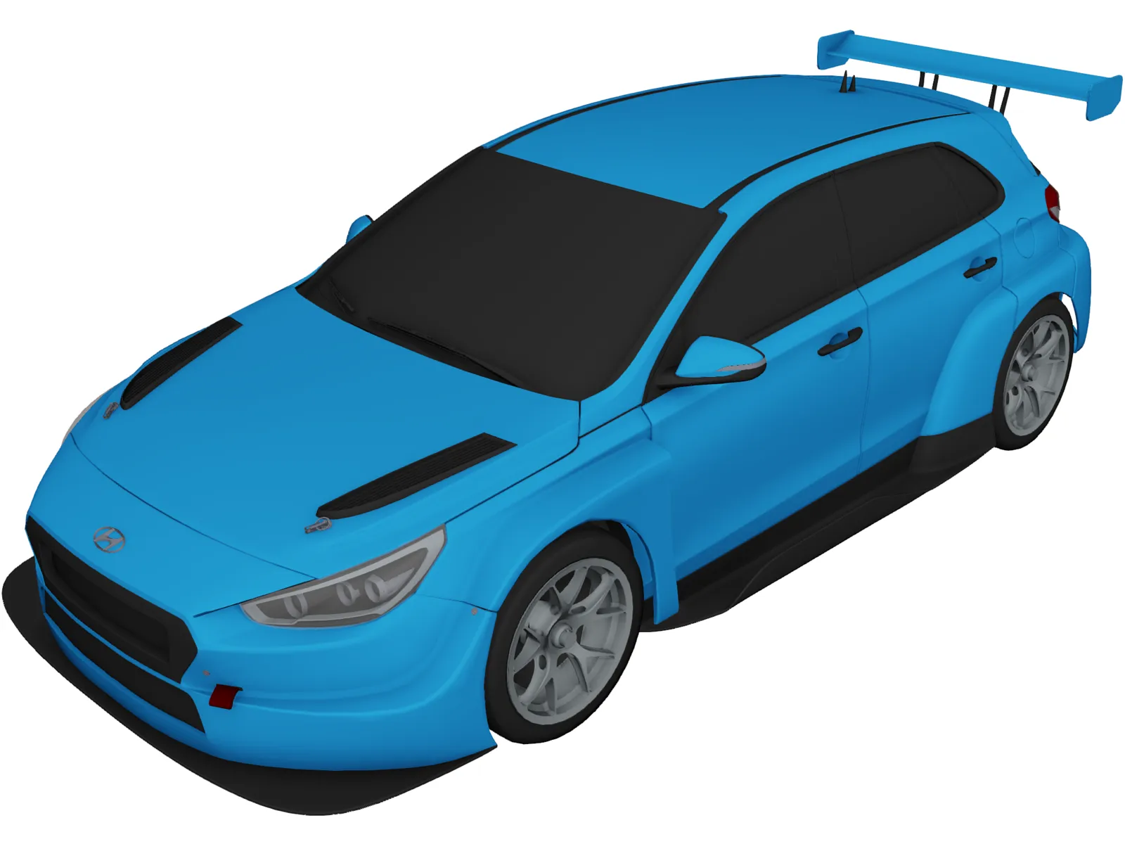 Hyundai i30N [TCR] (2018) 3D Model