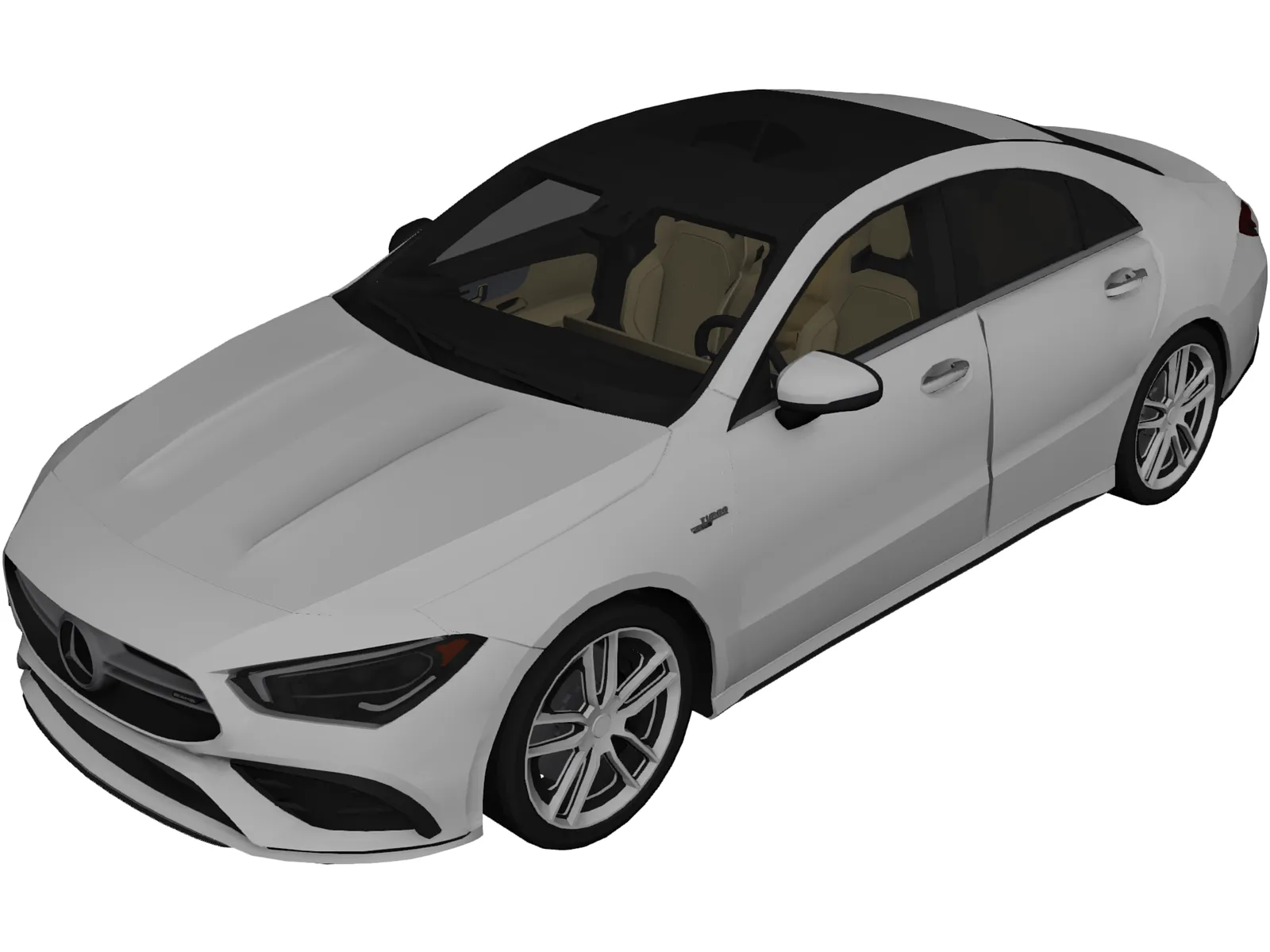 Mercedes-Benz CLA35 AMG  (2020) 3D Model