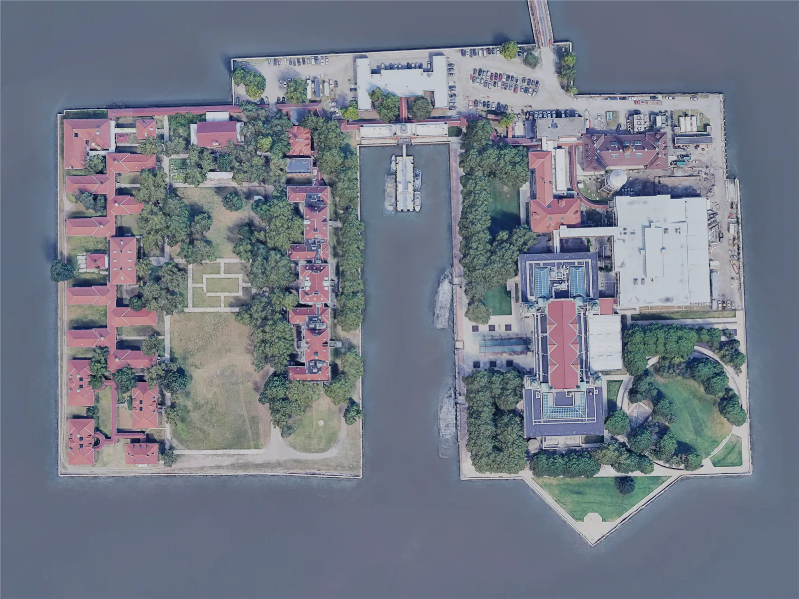 New York City, Ellis Island, USA (2019) 3D Model