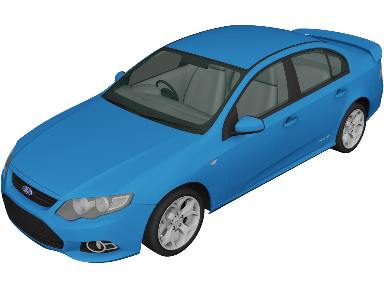 Ford Falcon XR6 (2011) 3D Model