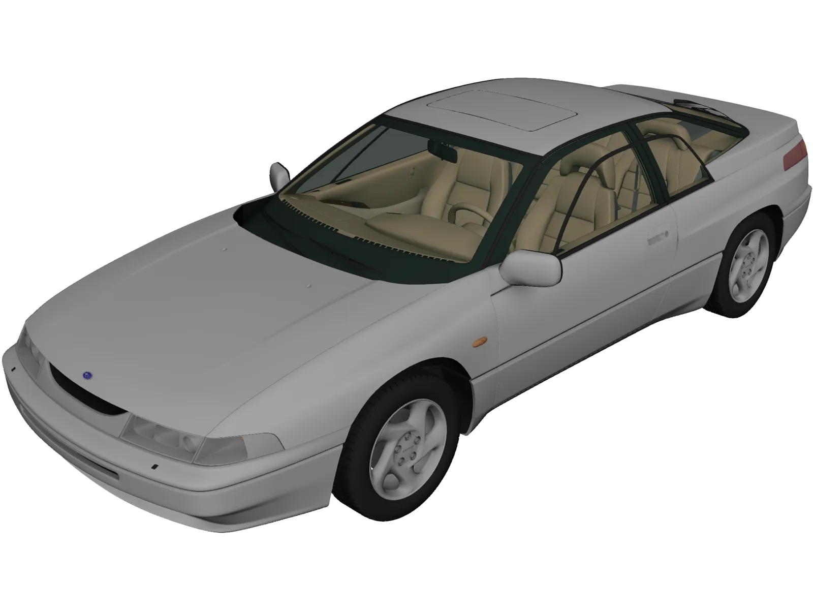 Subaru SVX (1992) 3D Model