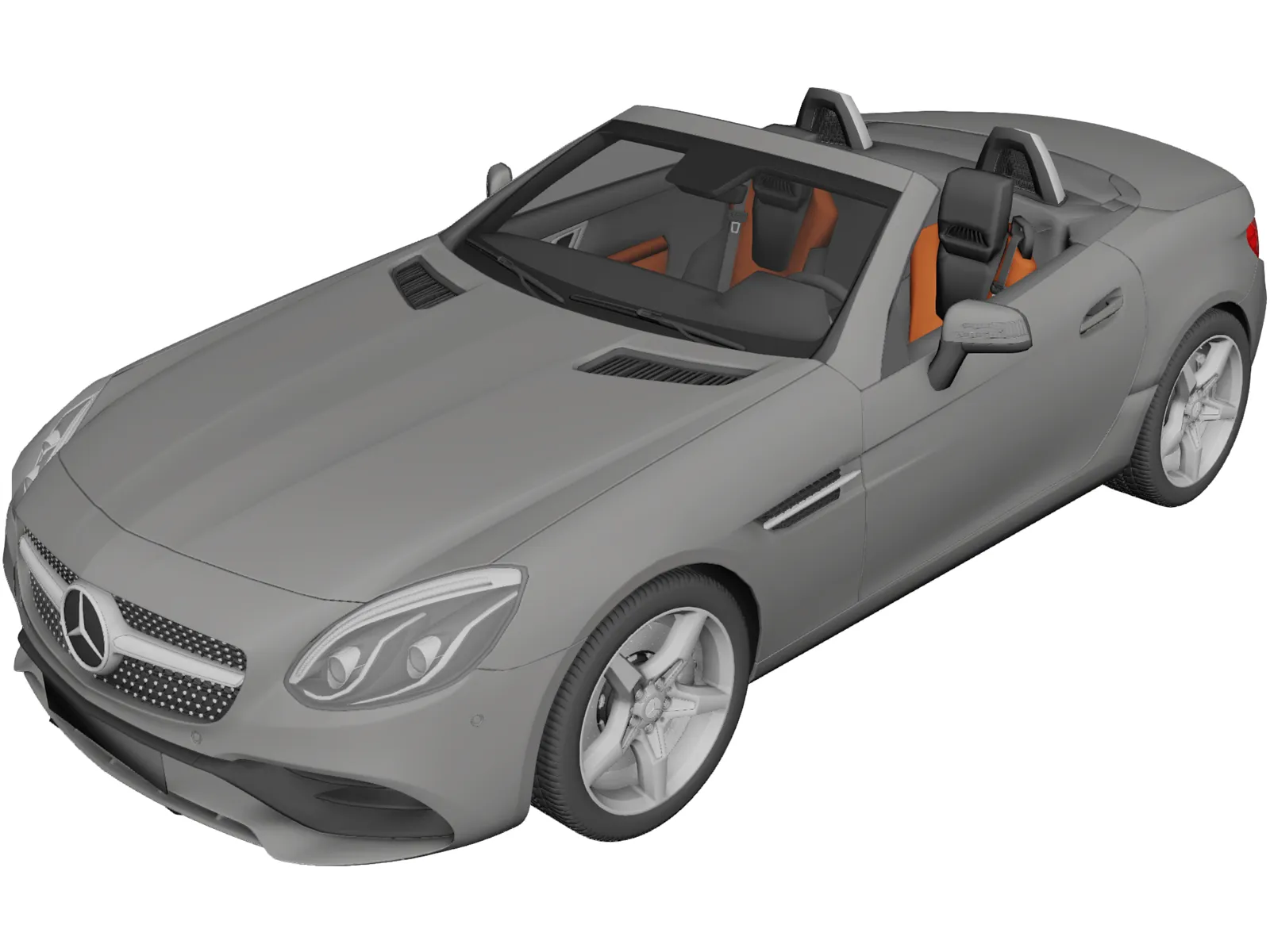 Mercedes-Benz SLC (2017) 3D Model