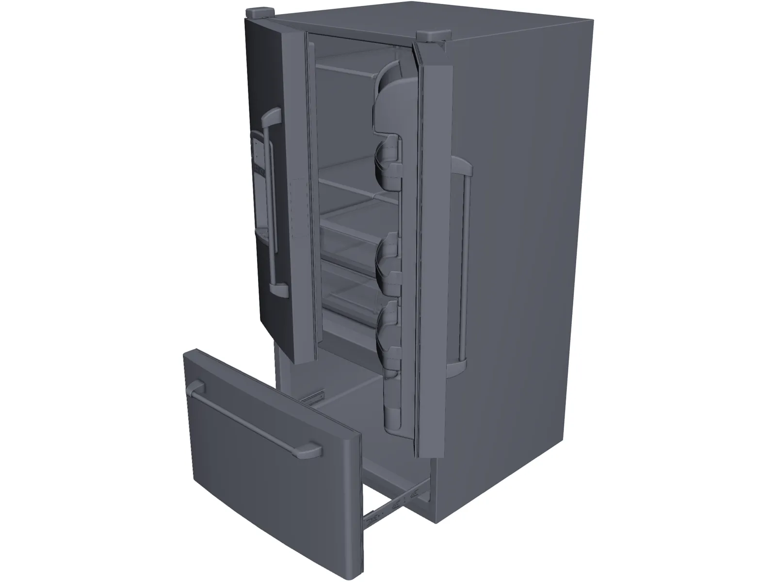 Refrigerator 3D Model