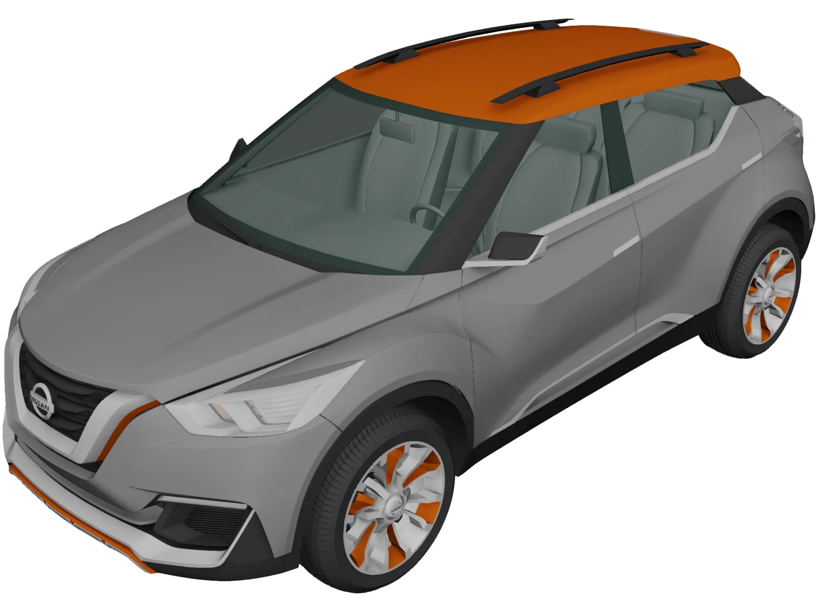 Nissan Kicks Concept (2014) 3D Model