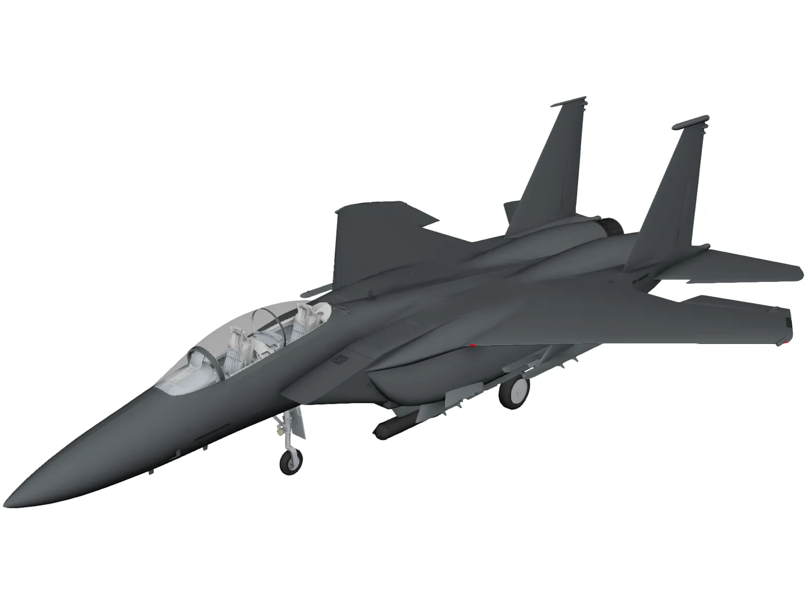 F-15E 3D Model