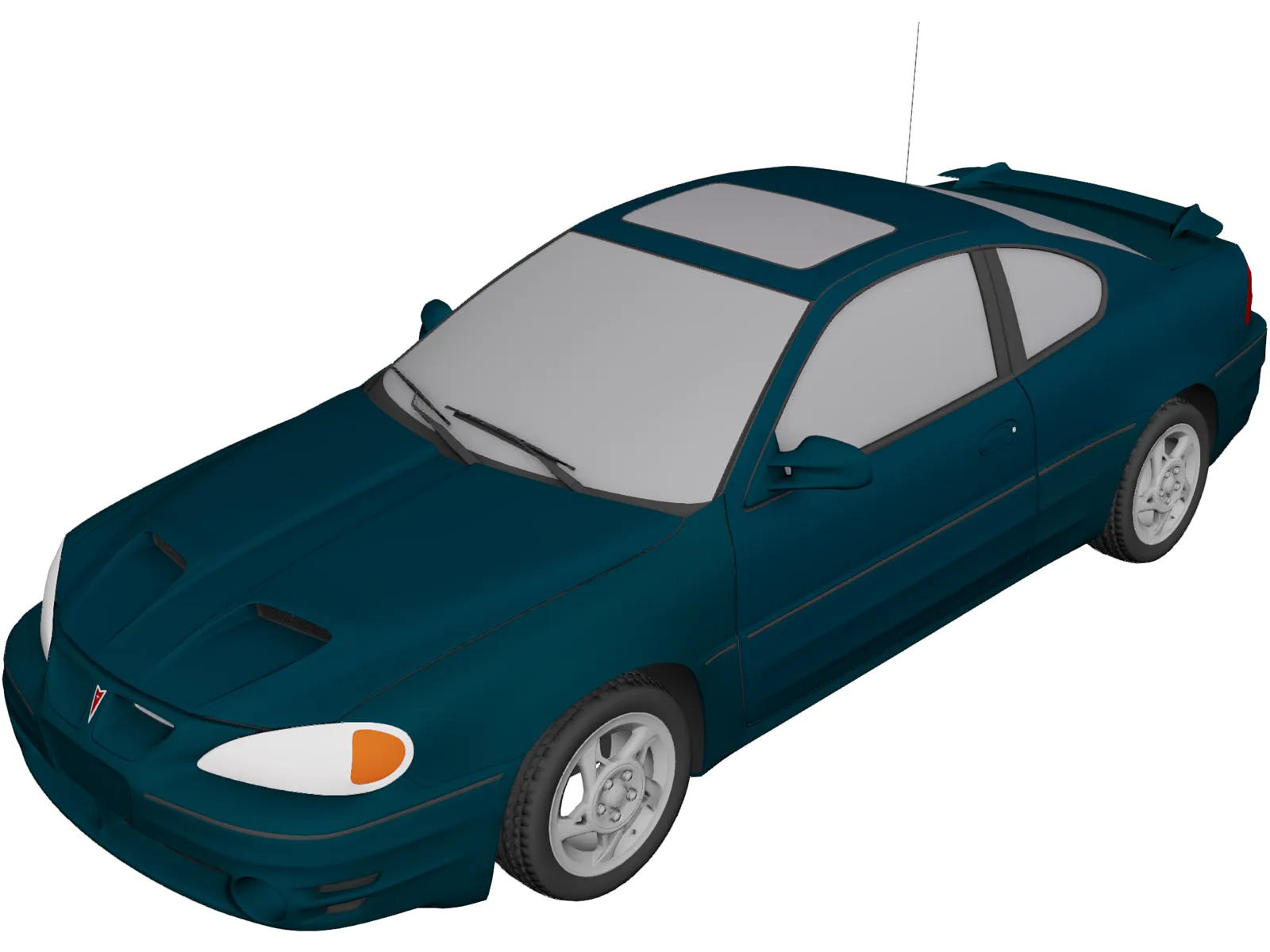 Pontiac Grand Am GT (1999) 3D Model