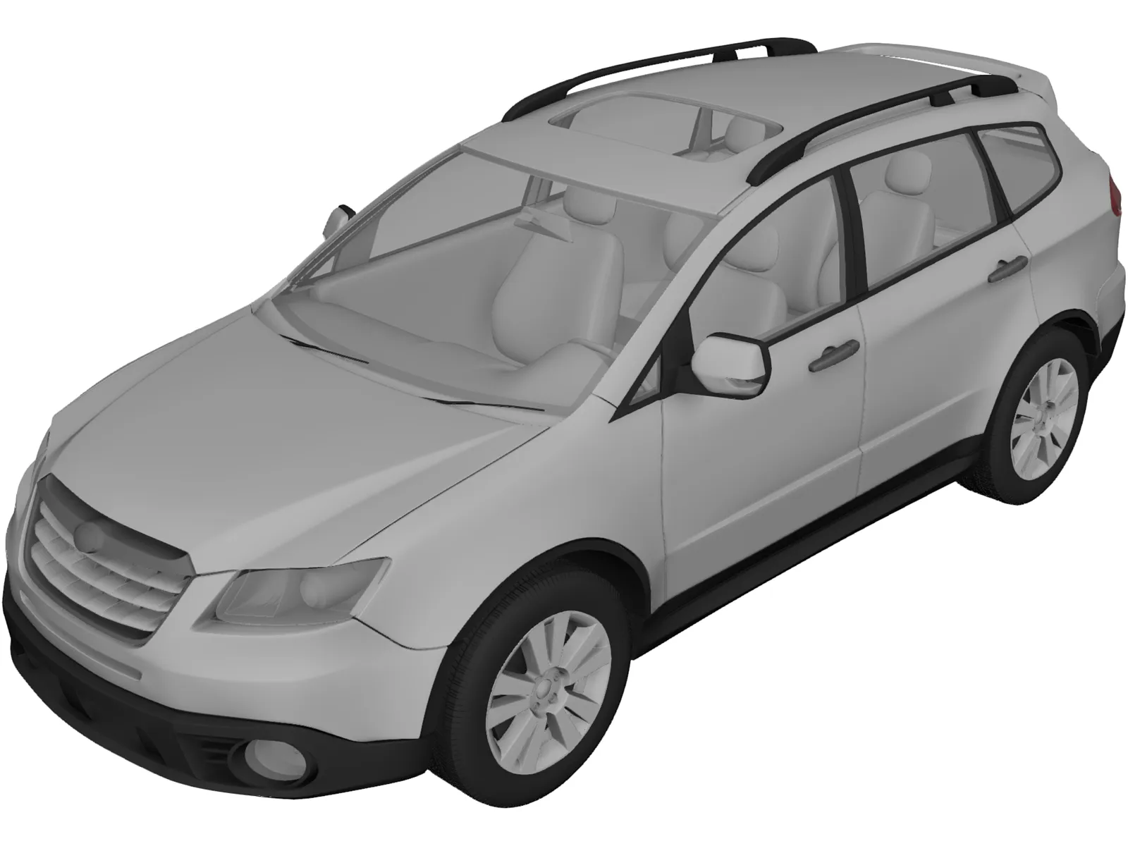 Subaru Tribeca (2010) 3D Model