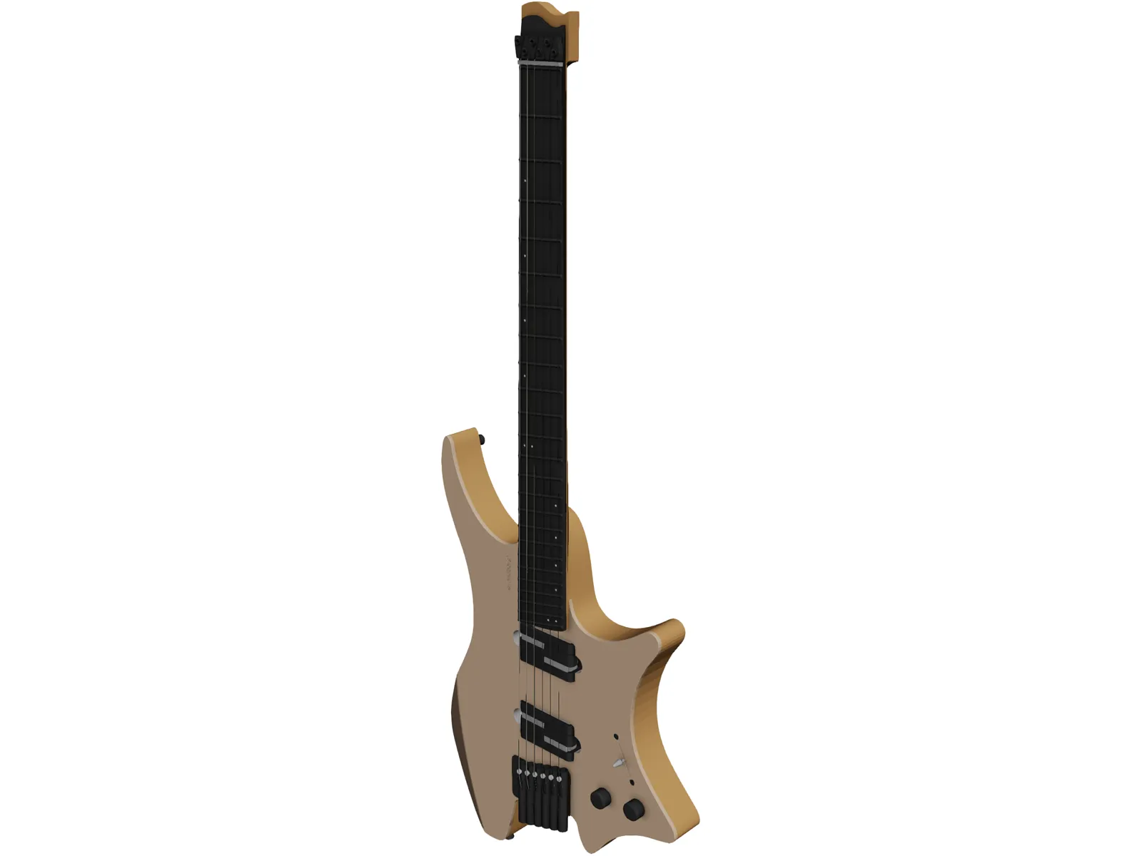 Strandberg Boden J6 Bass Guitar 3D Model