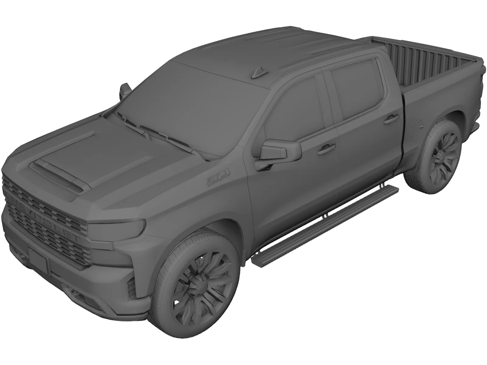 Chevrolet Silverado (2020) 3D Model